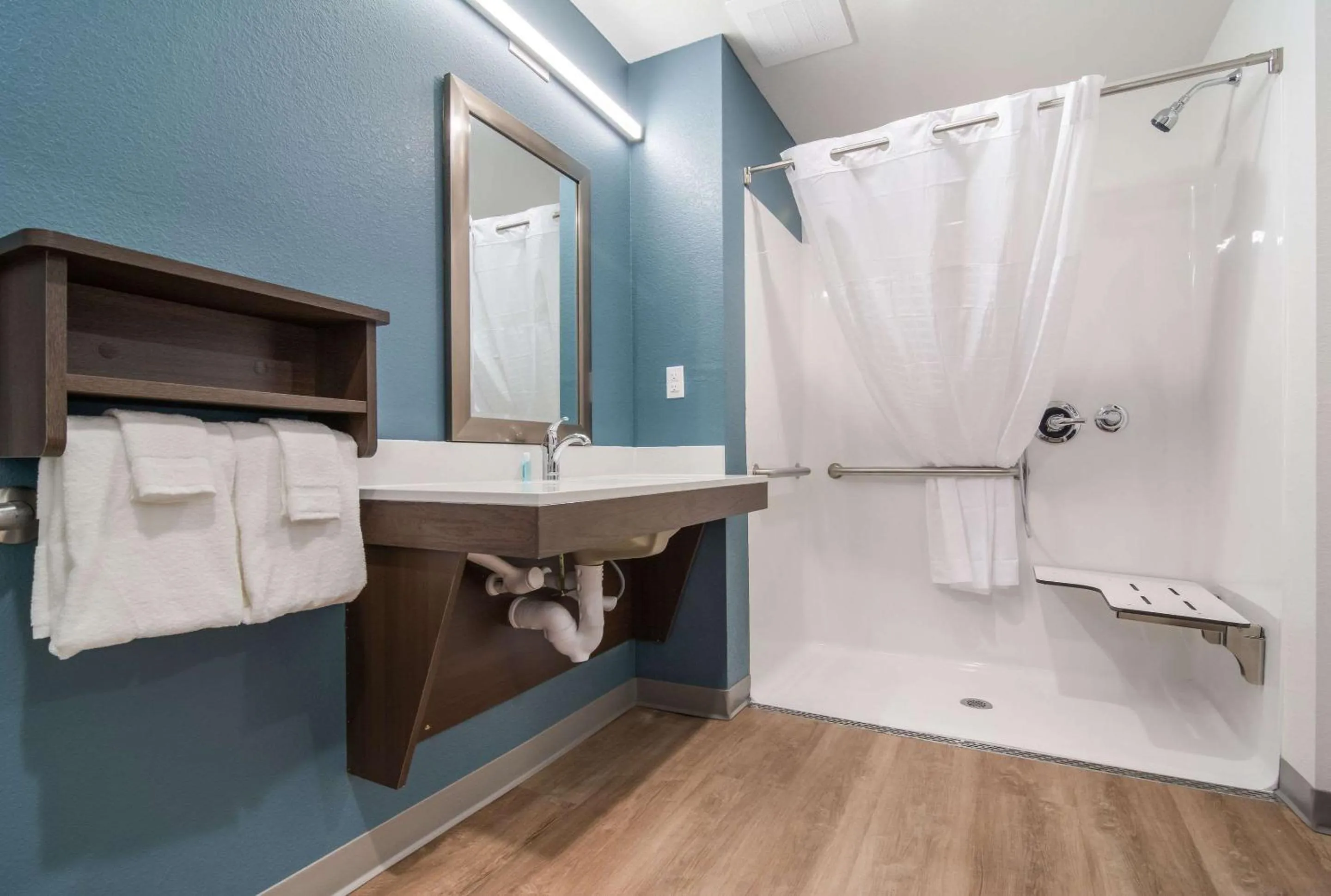 Bathroom in WoodSpring Suites Fort Mill