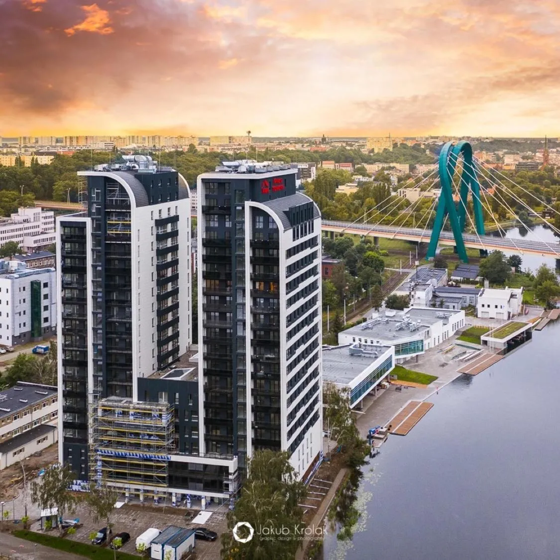 Area and facilities in E&A Royal Luxury Apartments, Bydgoszcz - SKYLINE