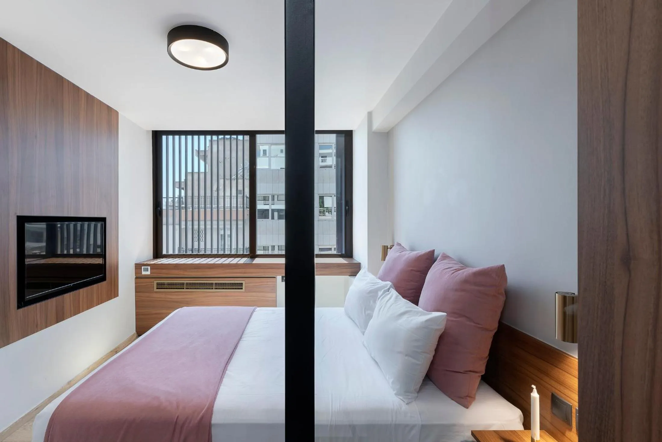 Bedroom, Bed in Filopappou Hill Suites by Athens Stay