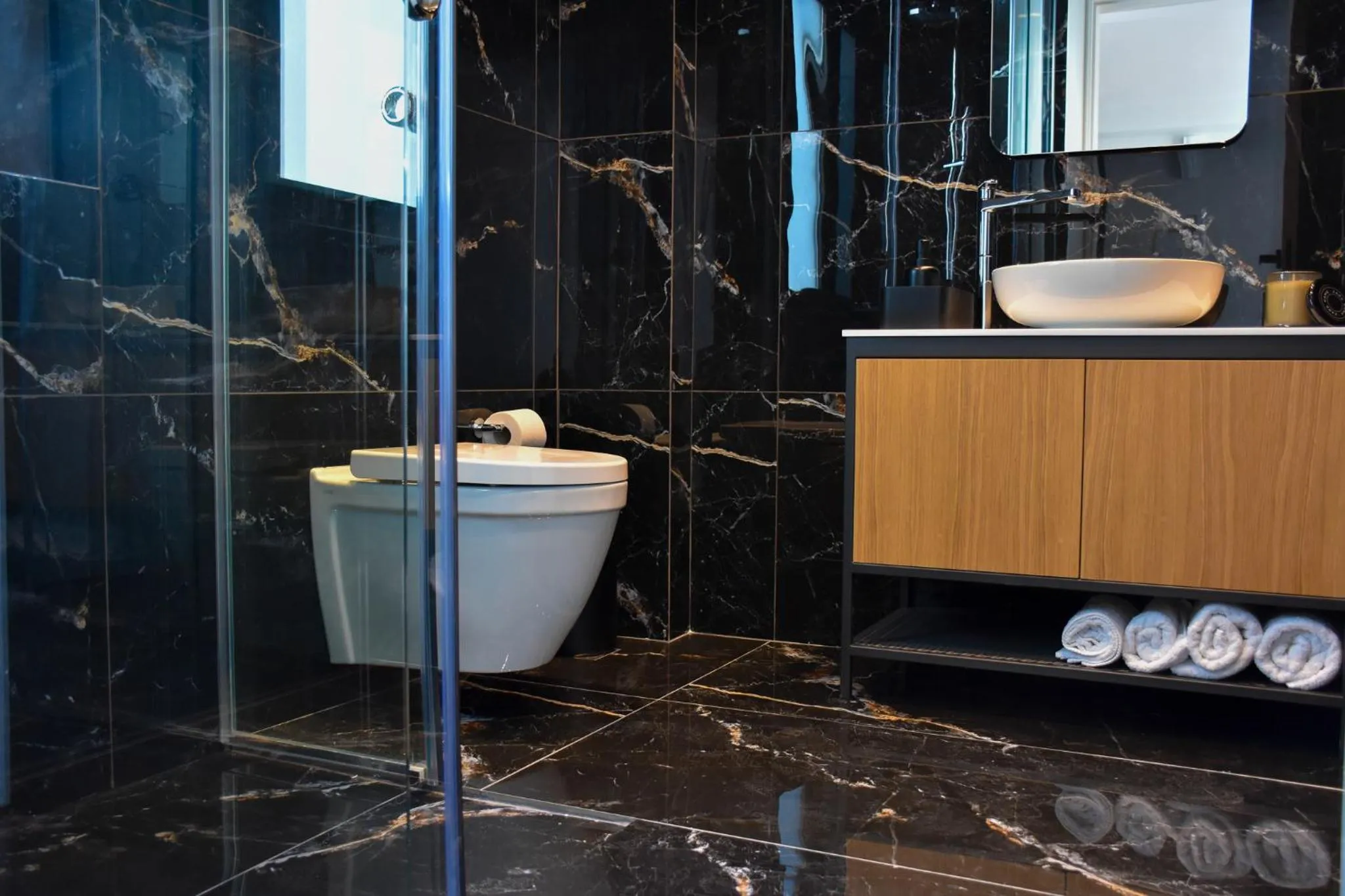 Bathroom in Filopappou Hill Suites by Athens Stay