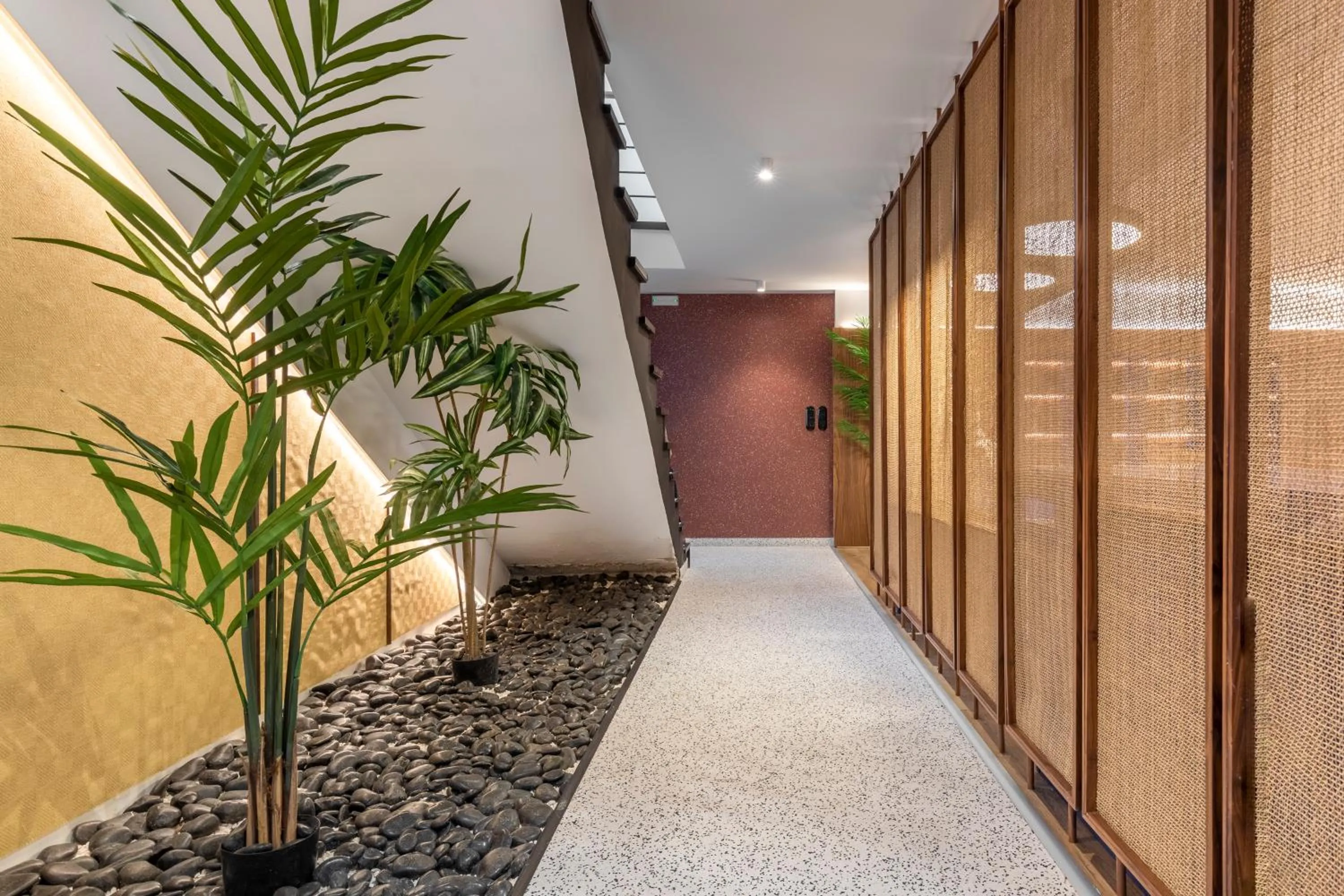 Communal lounge/ TV room in The Newel Acropolis