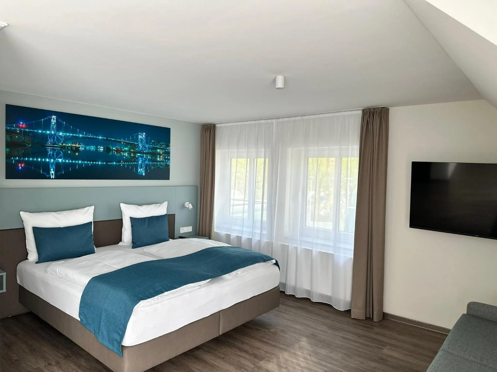 Bed in Hotel Schöne Aussicht