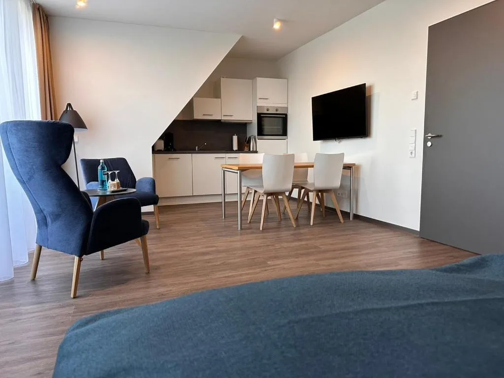 Kitchen or kitchenette in Hotel Schöne Aussicht