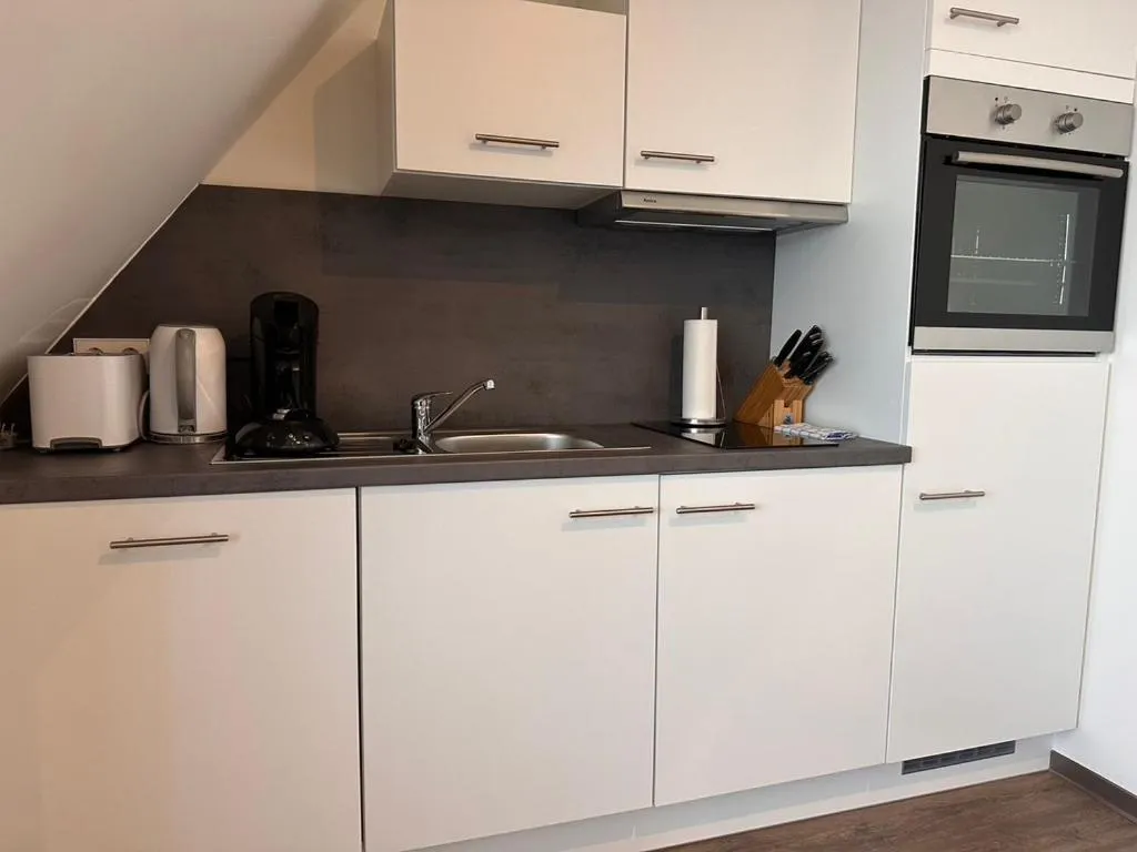 Kitchen or kitchenette in Hotel Schöne Aussicht