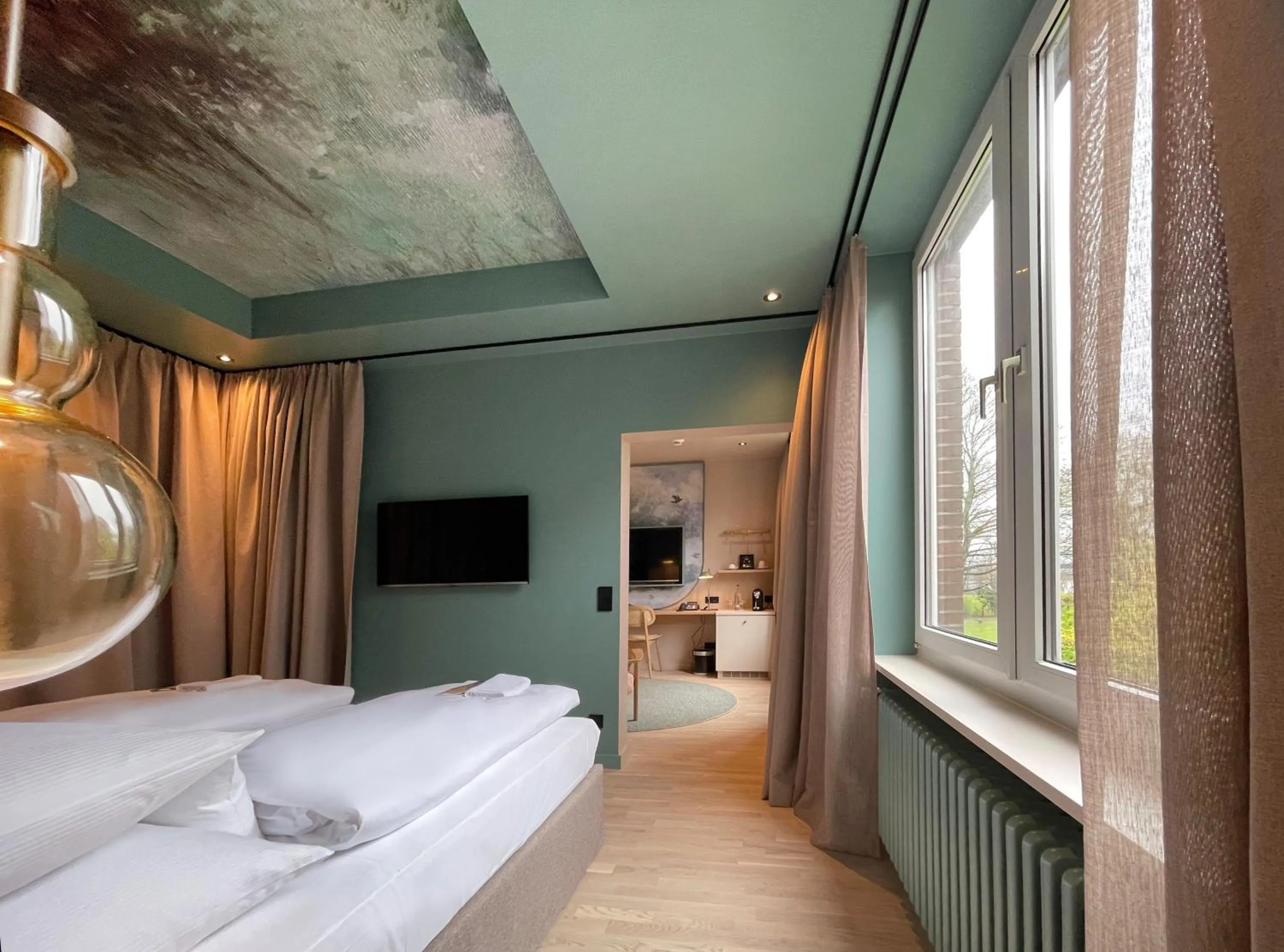 Bed in Romantik Hotel Kieler Kaufmann