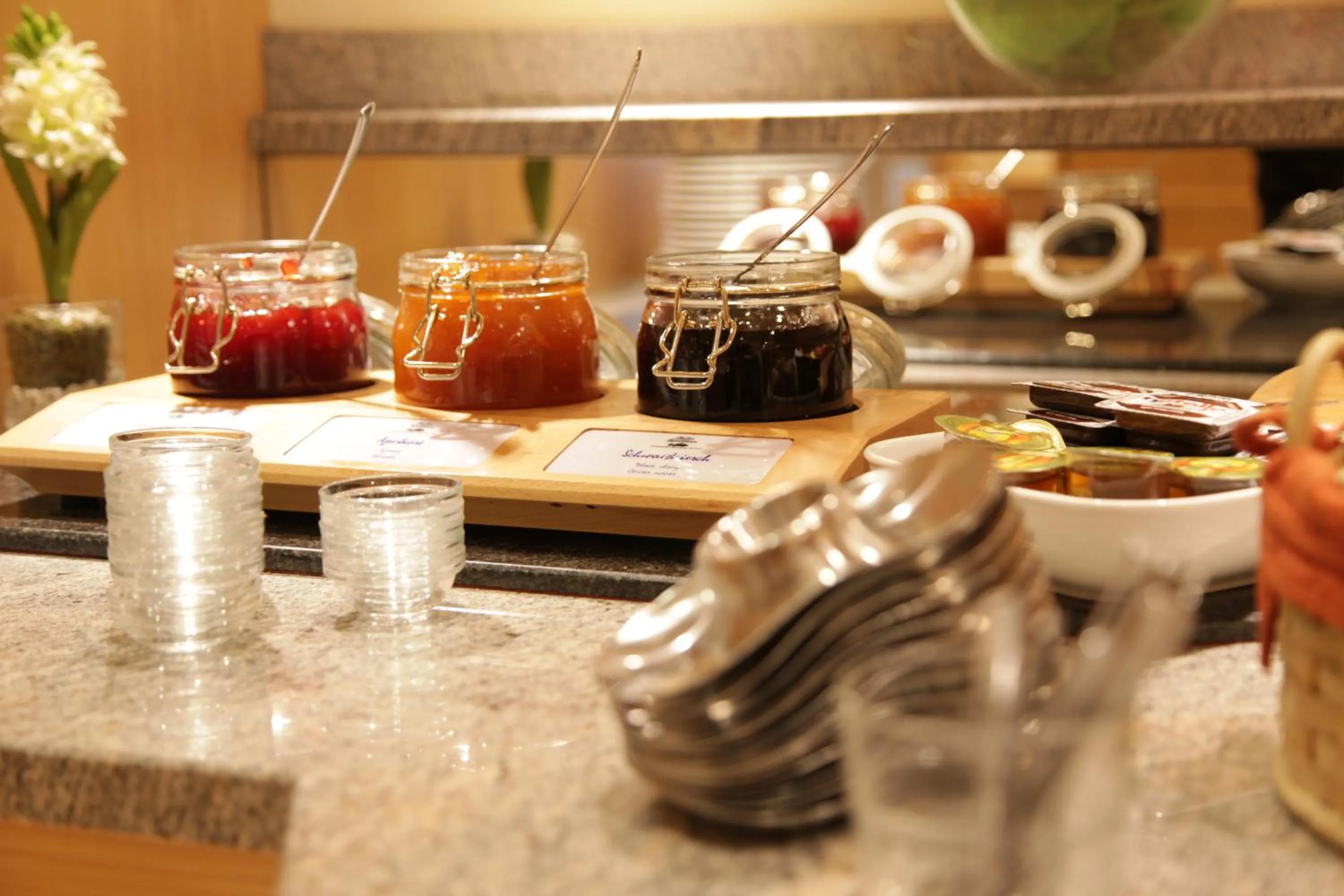 Food close-up in City-Hotel garni