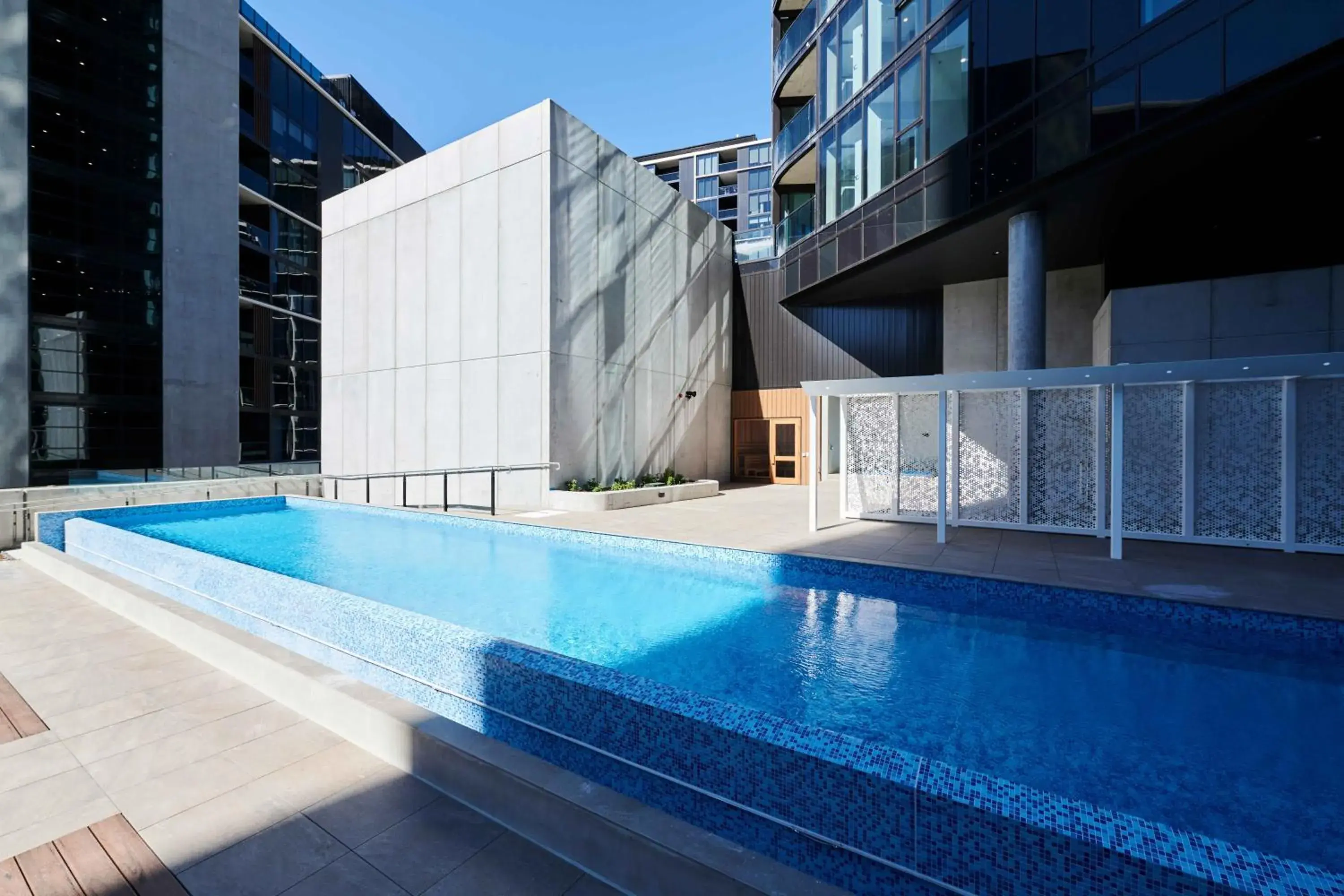 Swimming pool in Abode Belconnen Swimming pool in Abode Belconnen