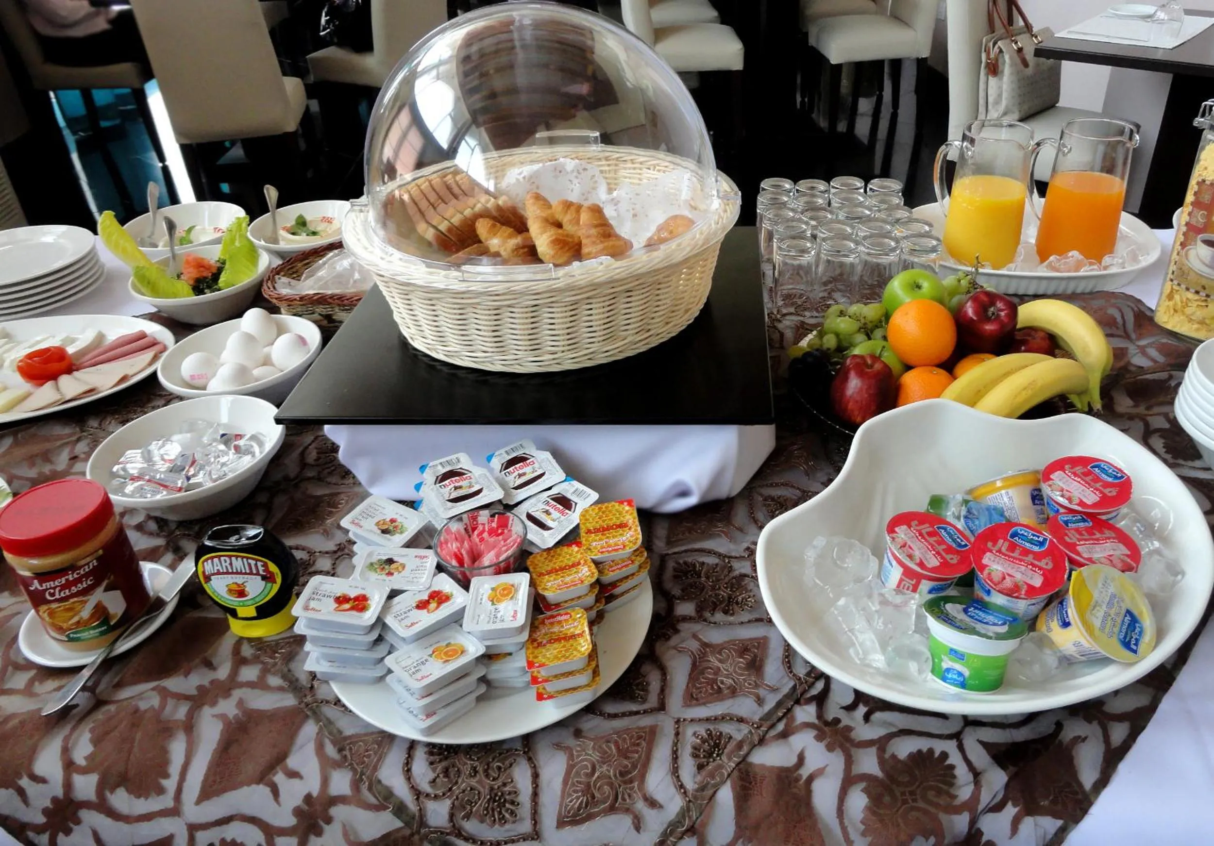 Continental breakfast, Breakfast in Beach Bay Hotel Muscat