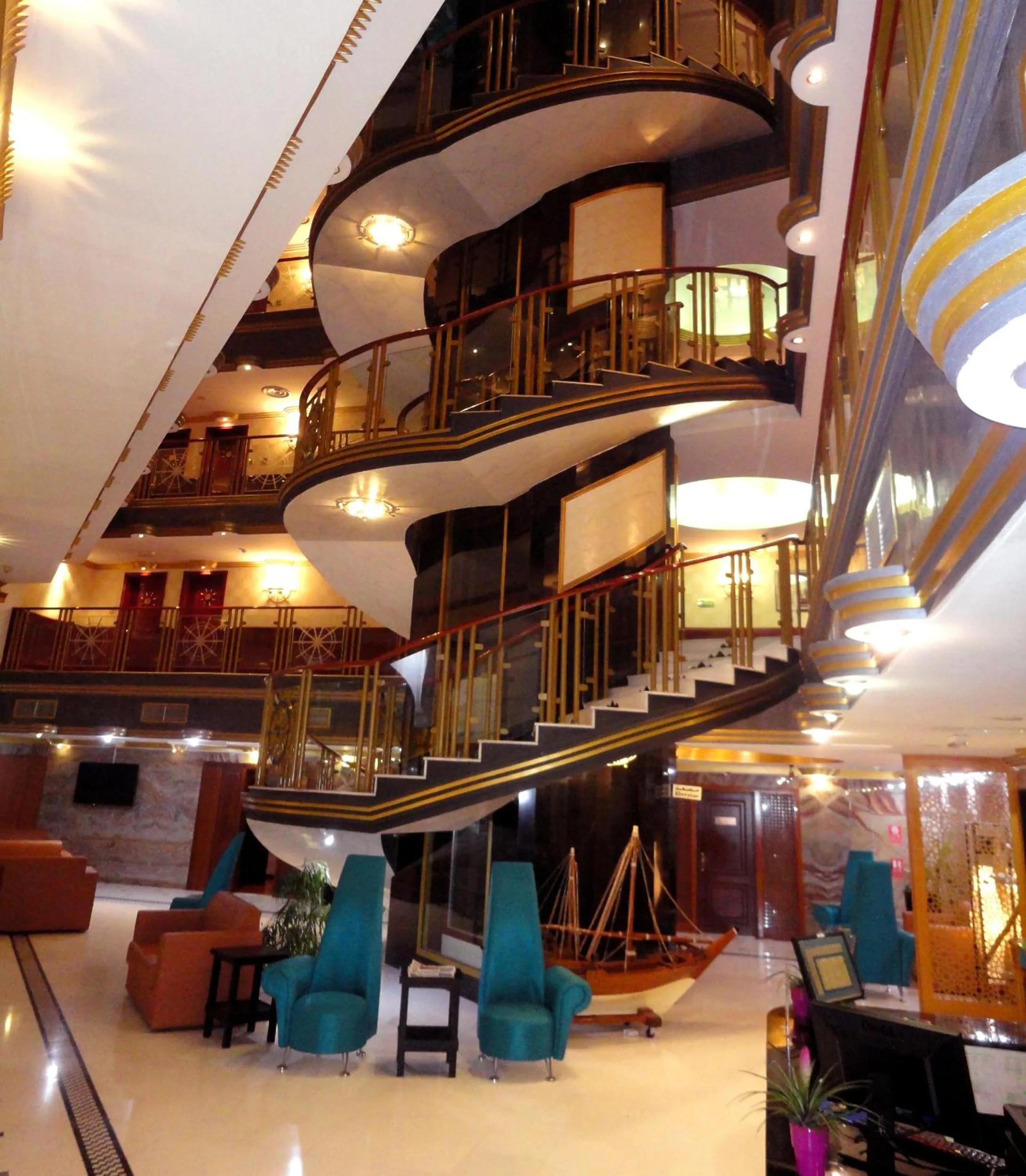 Lobby or reception, Property Building in Beach Bay Hotel Muscat