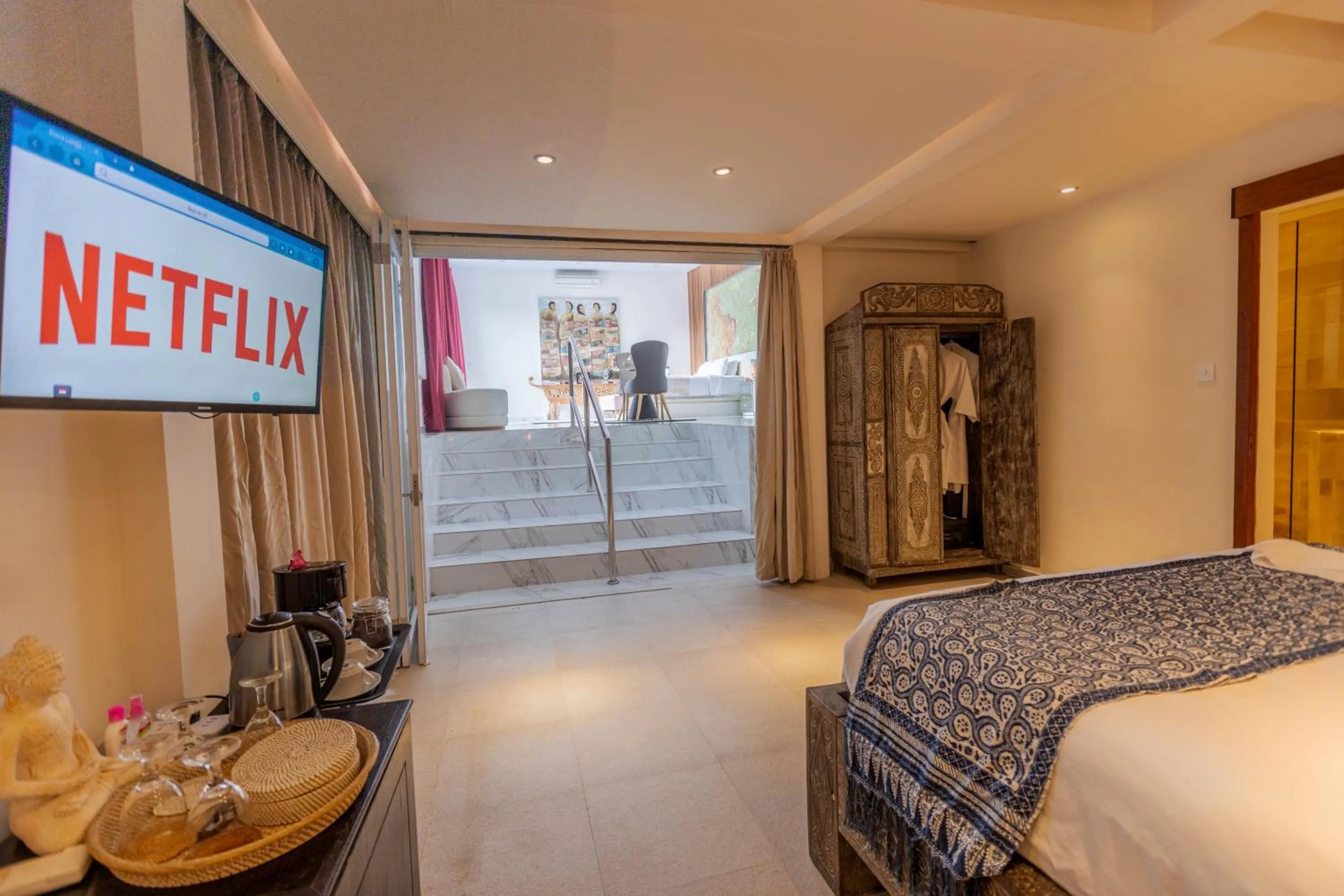 Bed in Villa Cella Bella Ubud