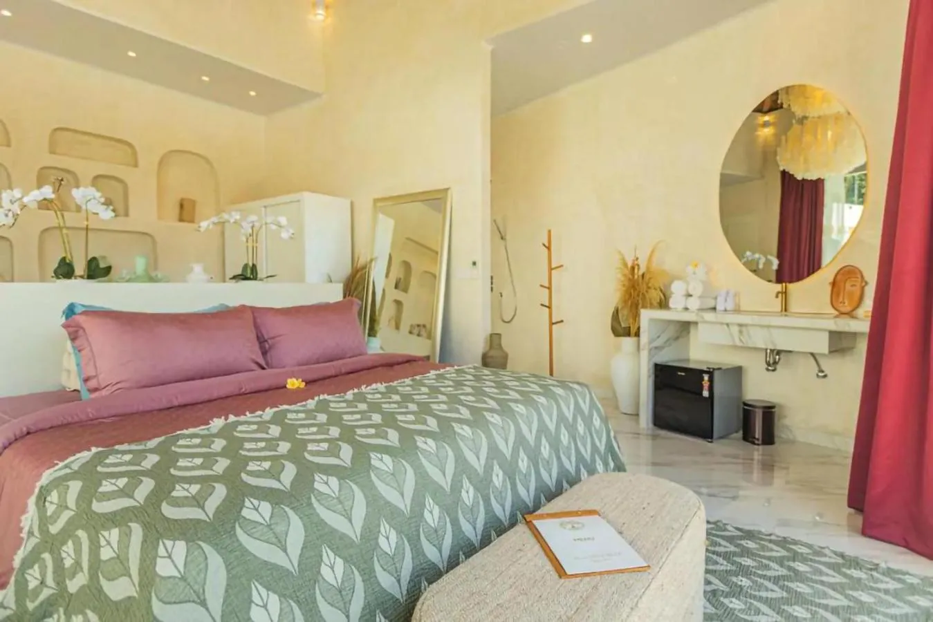 Bed in Villa Cella Bella Ubud