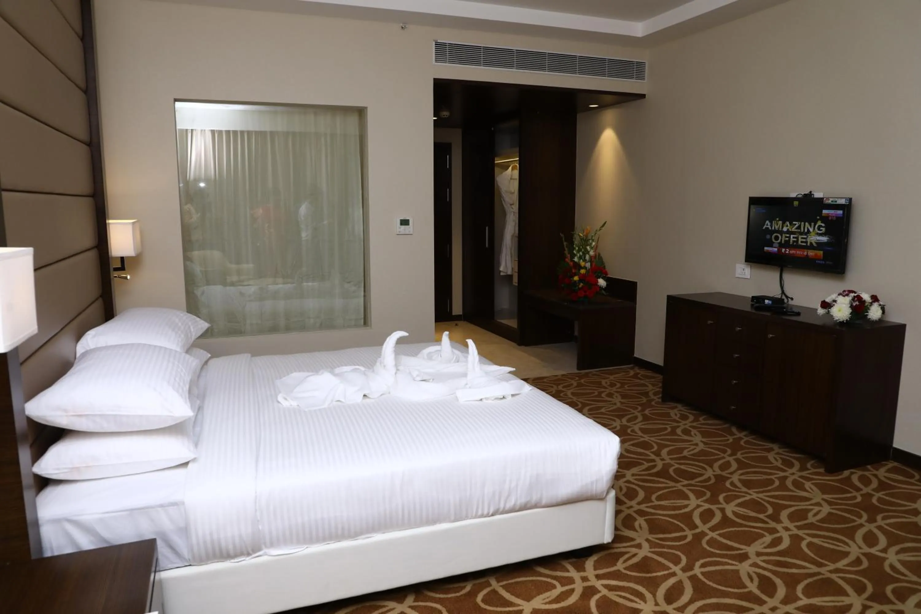 View (from property/room), Bed in YN Hotels