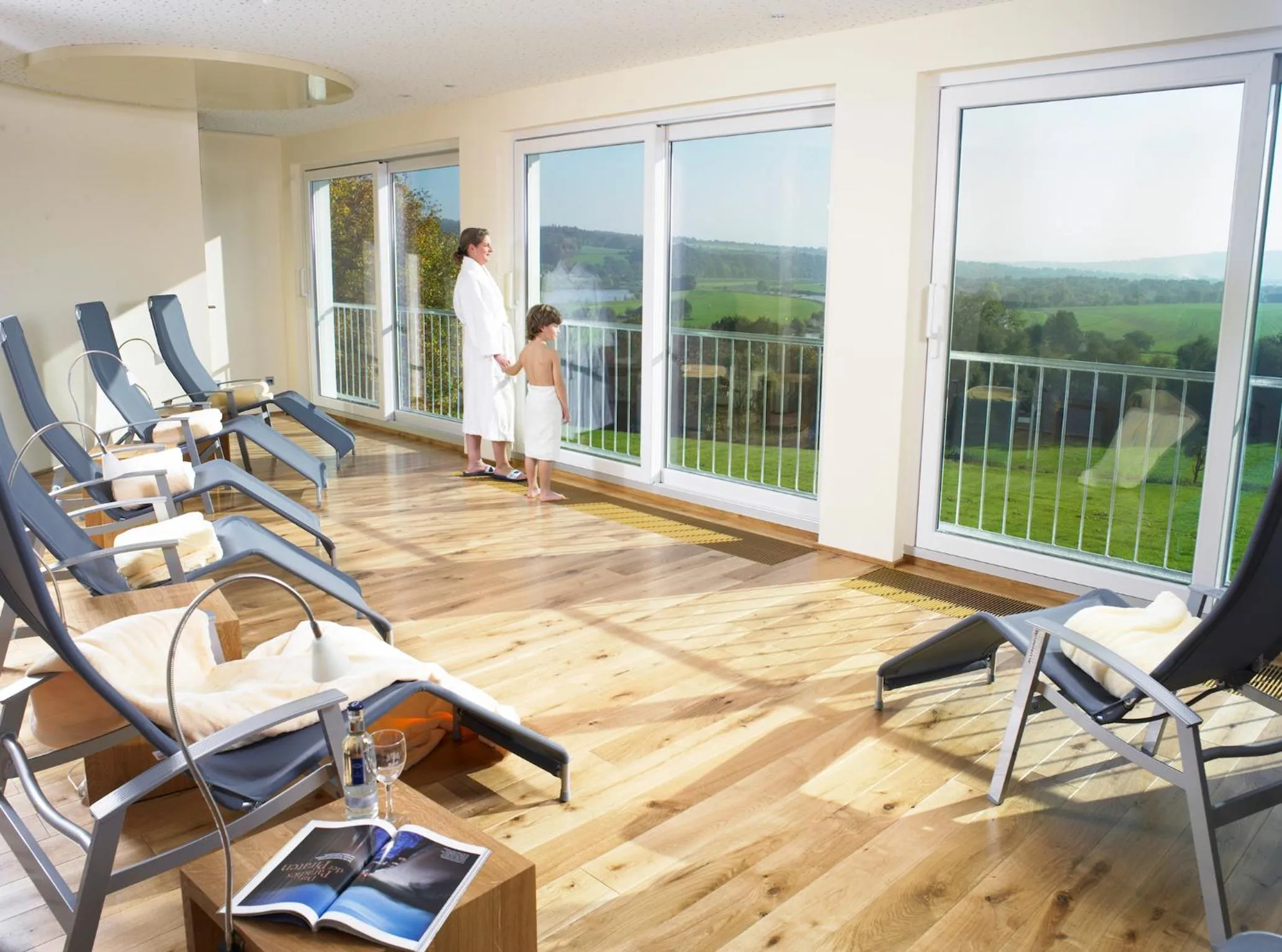 Spa and wellness centre/facilities in Landhotel Weserblick