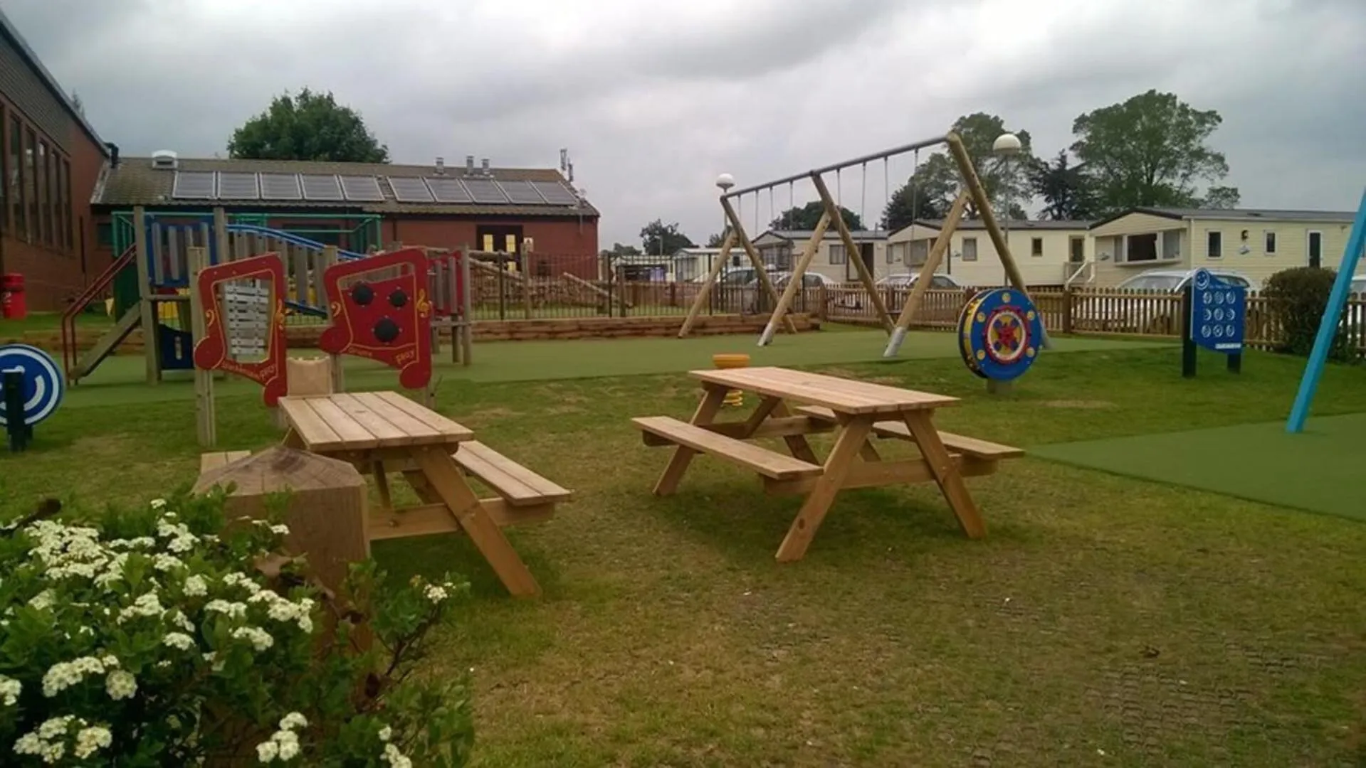 Children play ground in 2013 Willerby Sunset Static Caravan Holiday Home