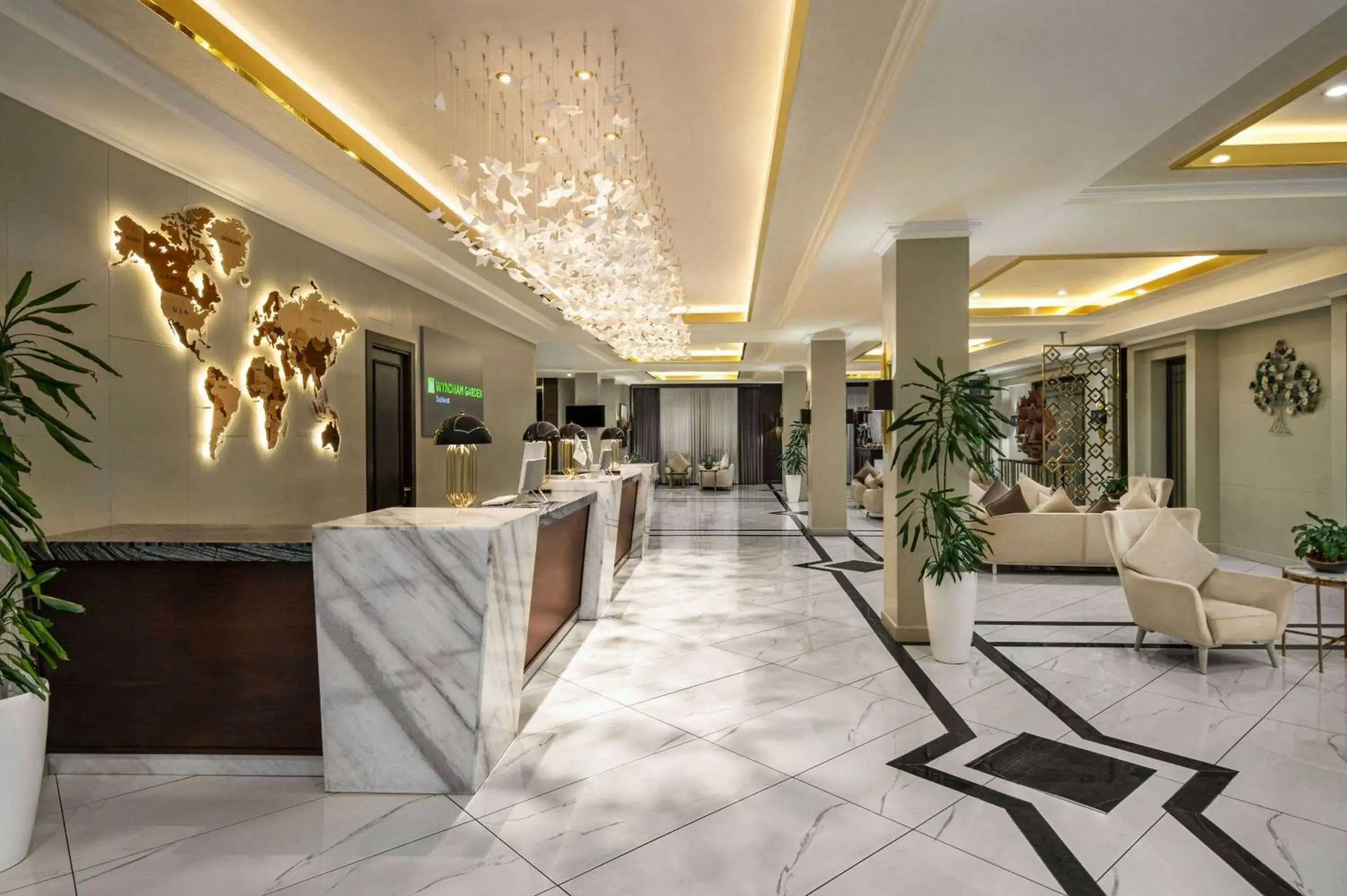 Lobby or reception in Wyndham Garden Tashkent Lobby or reception in Wyndham Garden Tashkent
