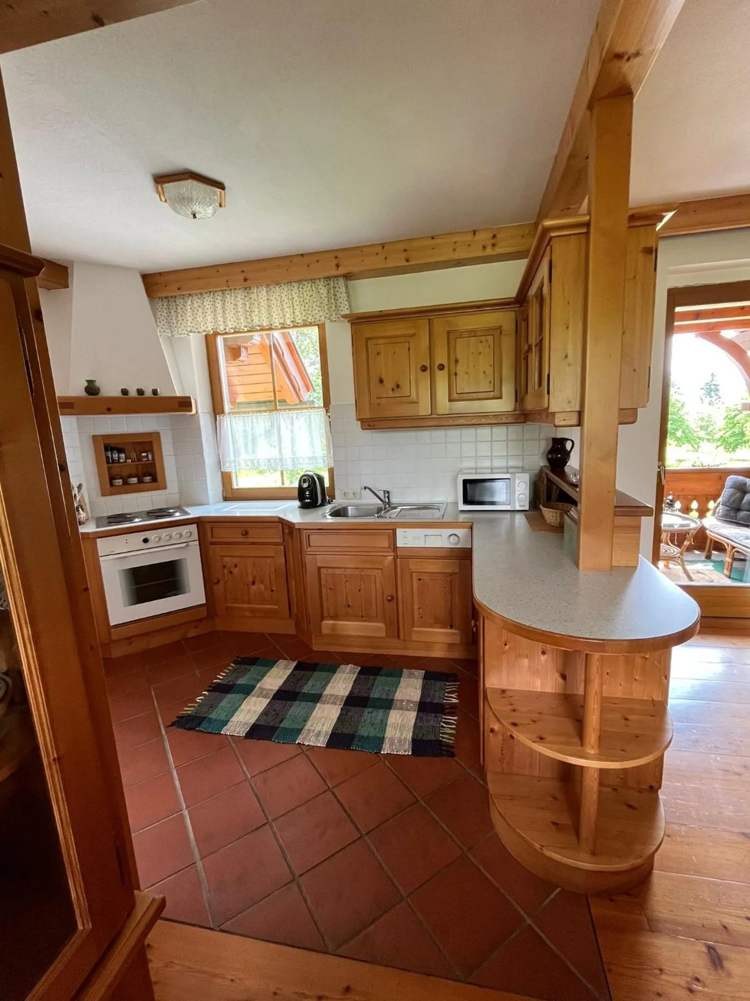 Kitchen or kitchenette in Dachberghof
