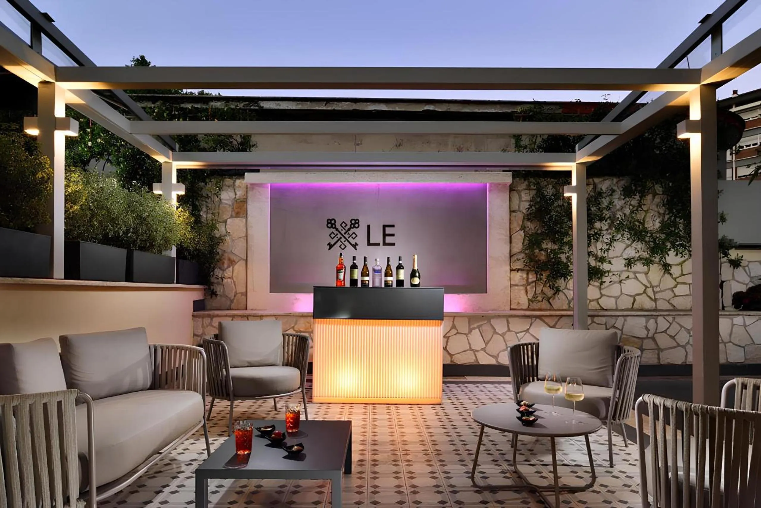 Garden in Le Boutique Hotel