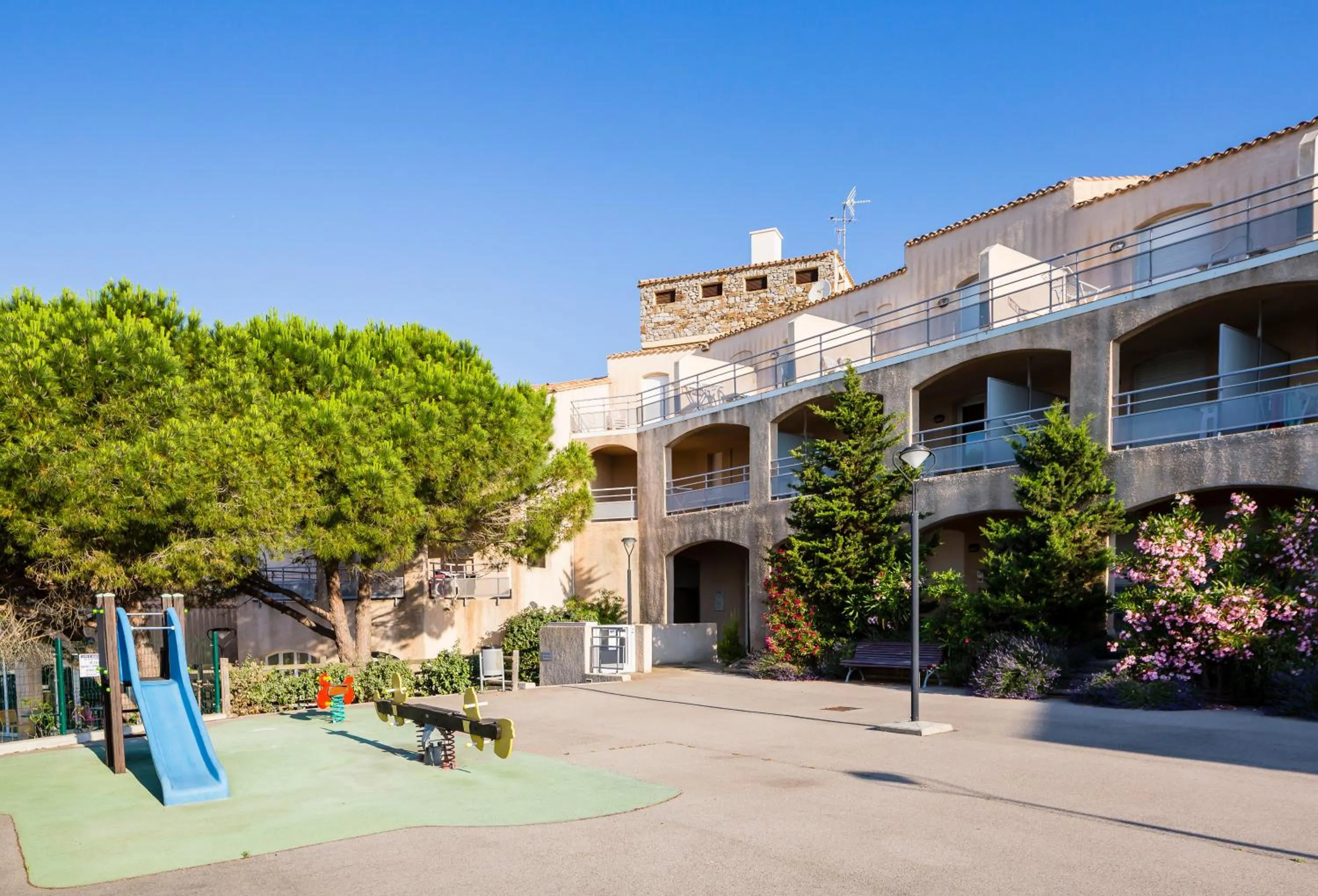 Children play ground in ULVF Les Romarins
