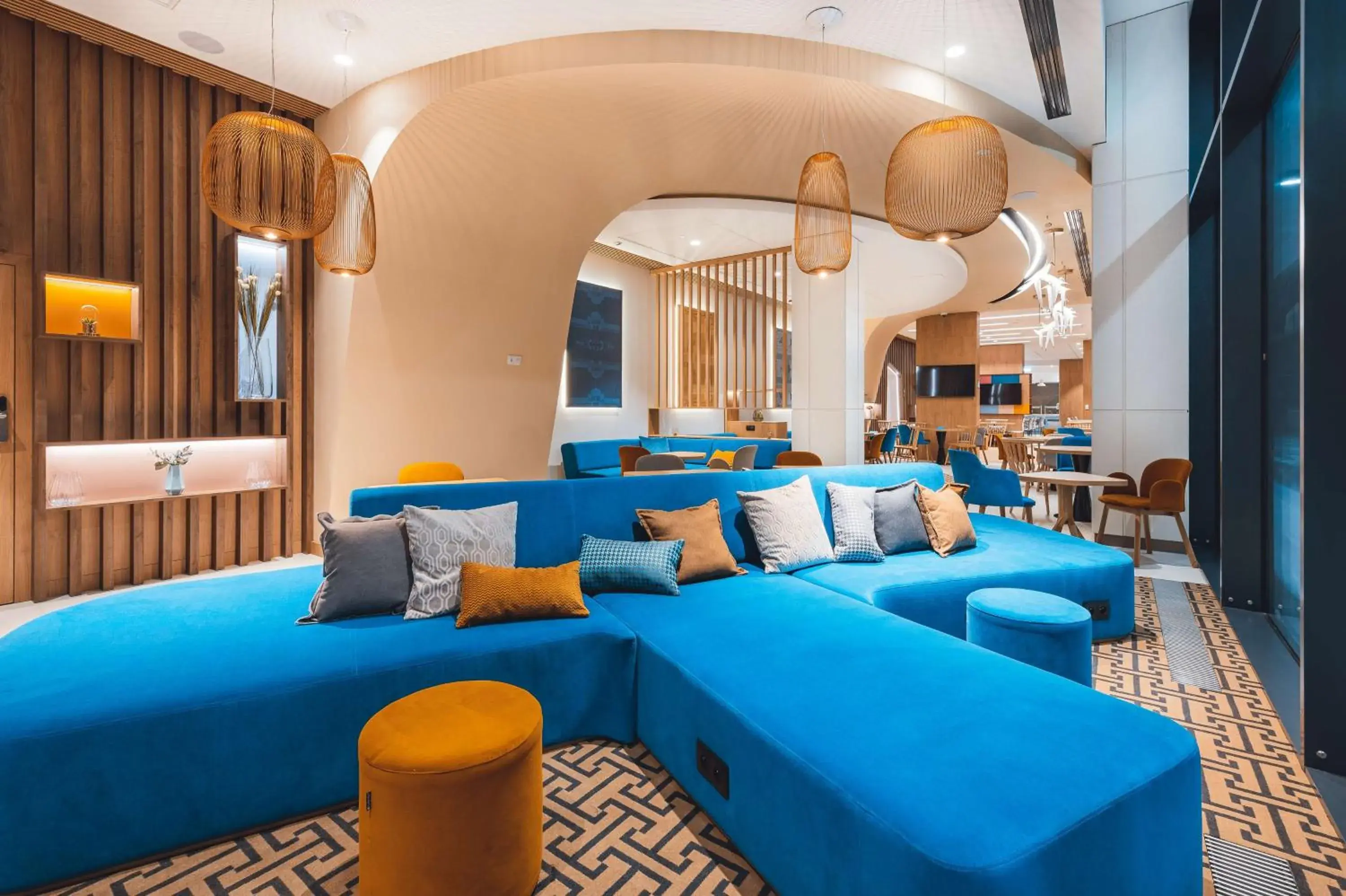 Lobby or reception in Hampton By Hilton Warsaw Reduta Lobby or reception in Hampton By Hilton Warsaw Reduta