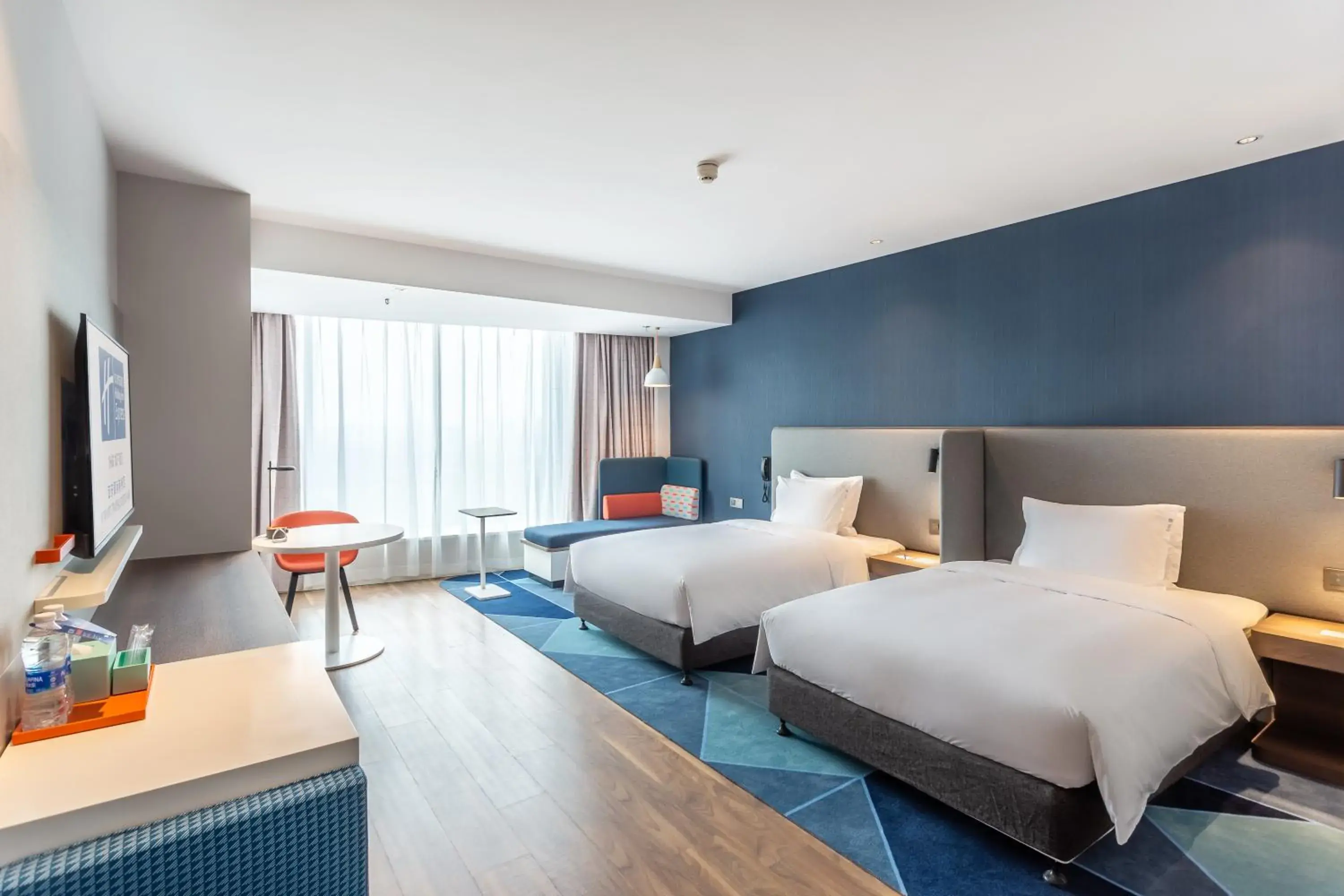 Bed in Holiday Inn Express Xi'an Intl Trade&Logistic Park by IHG Bed in Holiday Inn Express Xi'an Intl Trade&Logistic Park by IHG