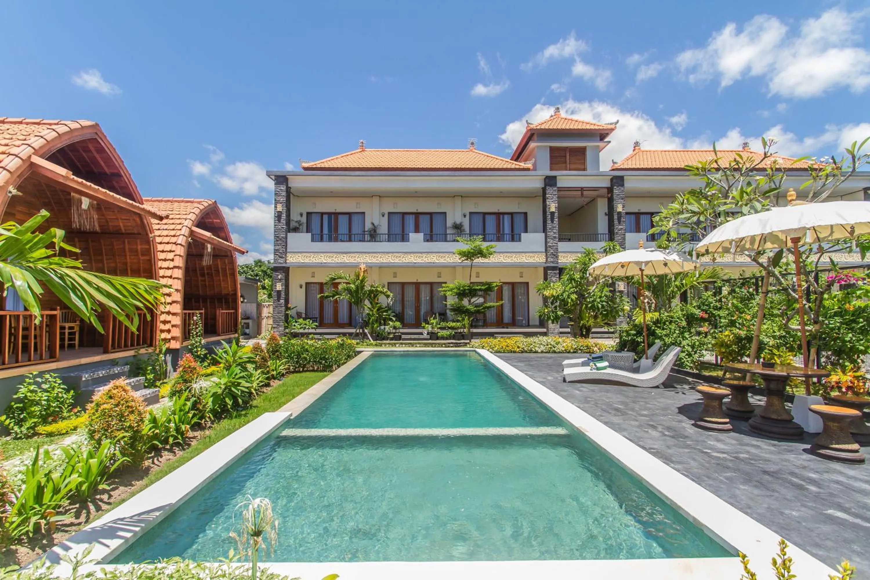 Pool view in Mailaku House