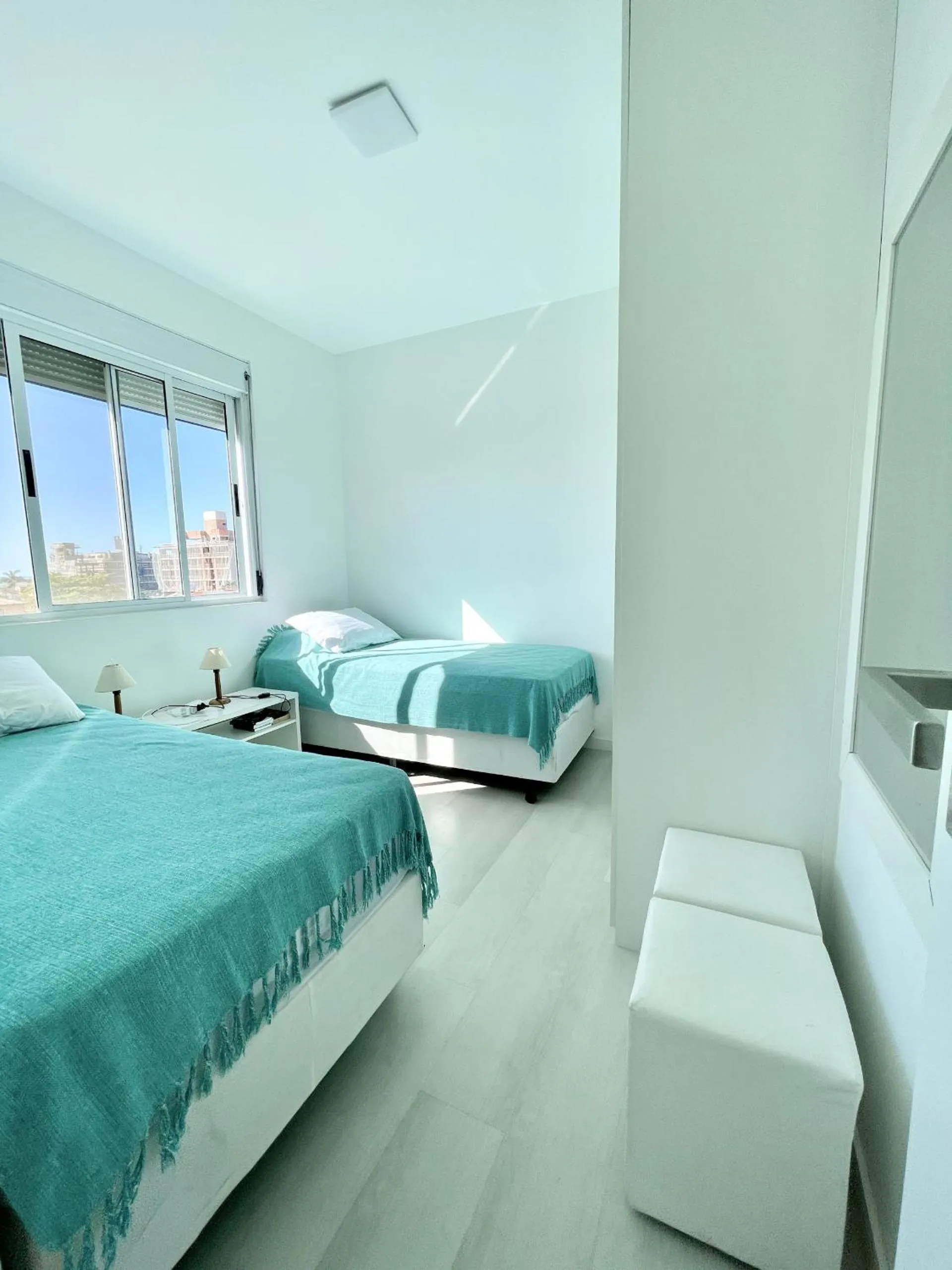 Bed in Belo Apto com churrasqueira a 100m da Praia
