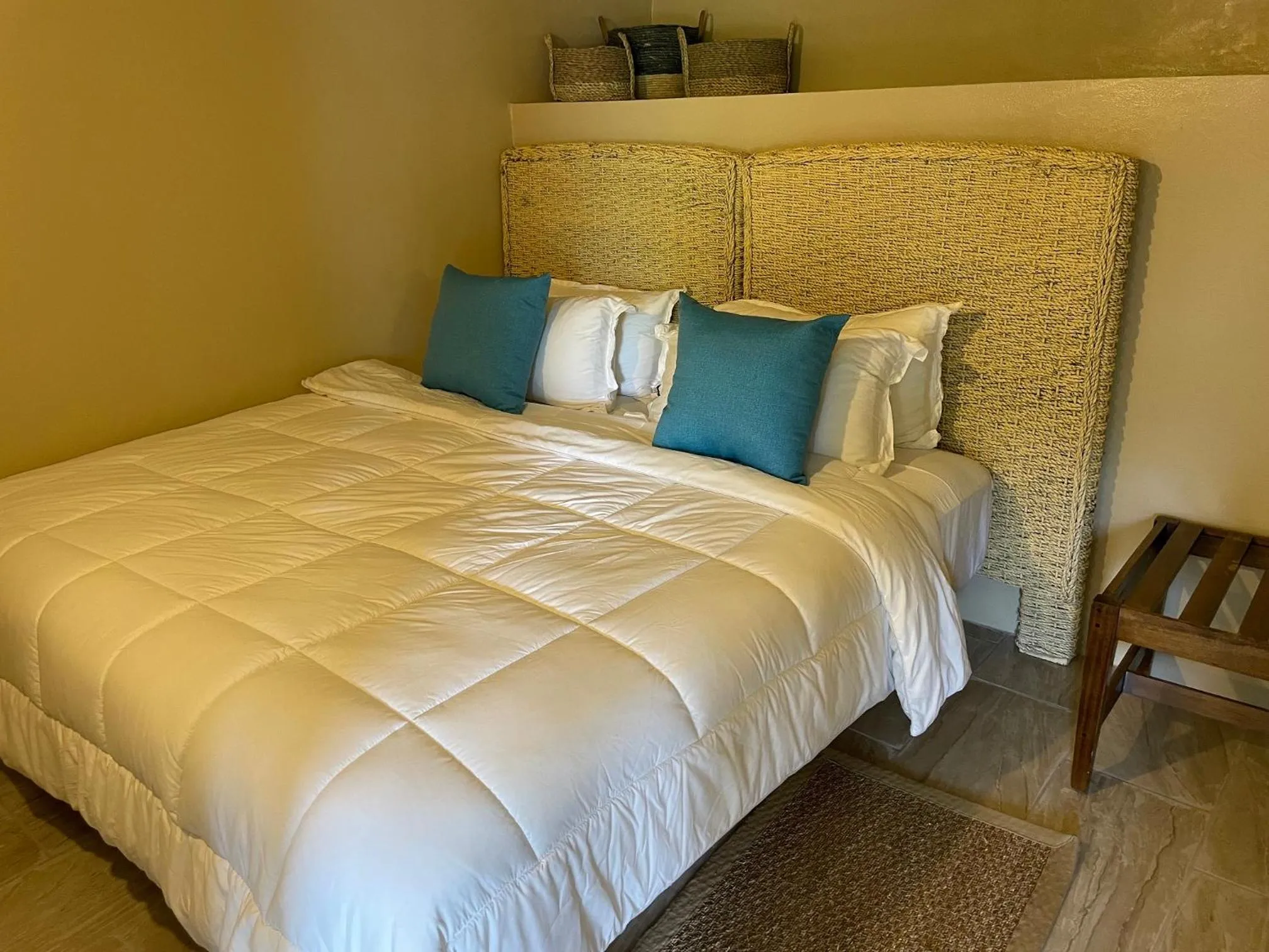 Bed in Green Fig Resort & Spa