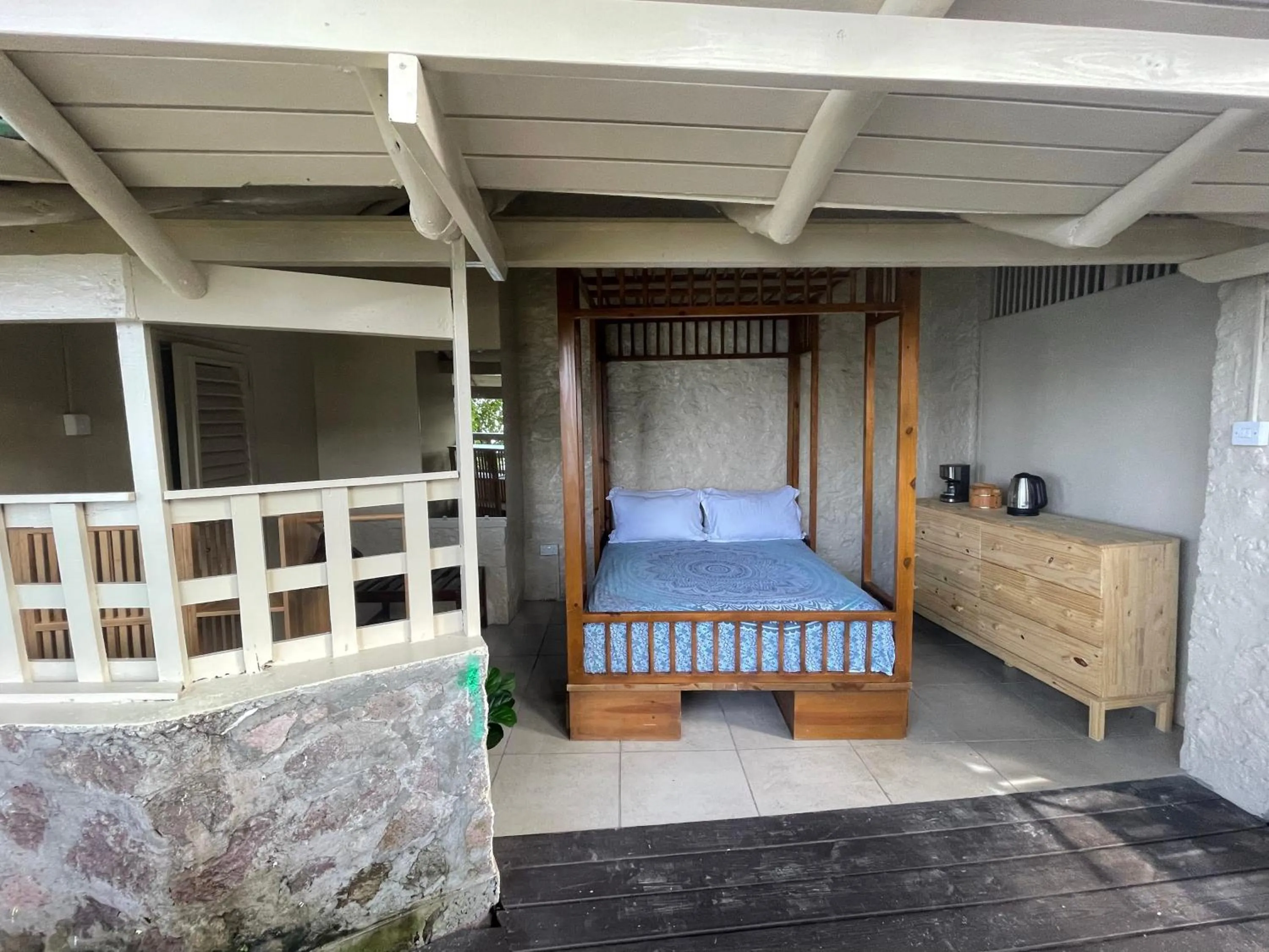 Bed in Green Fig Resort & Spa