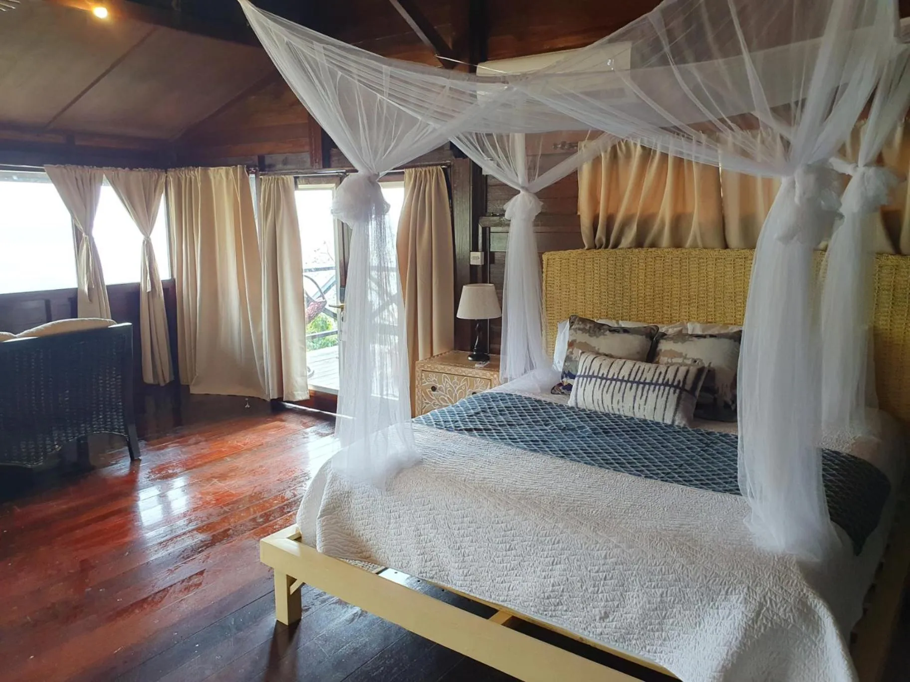 Bed in Green Fig Resort & Spa