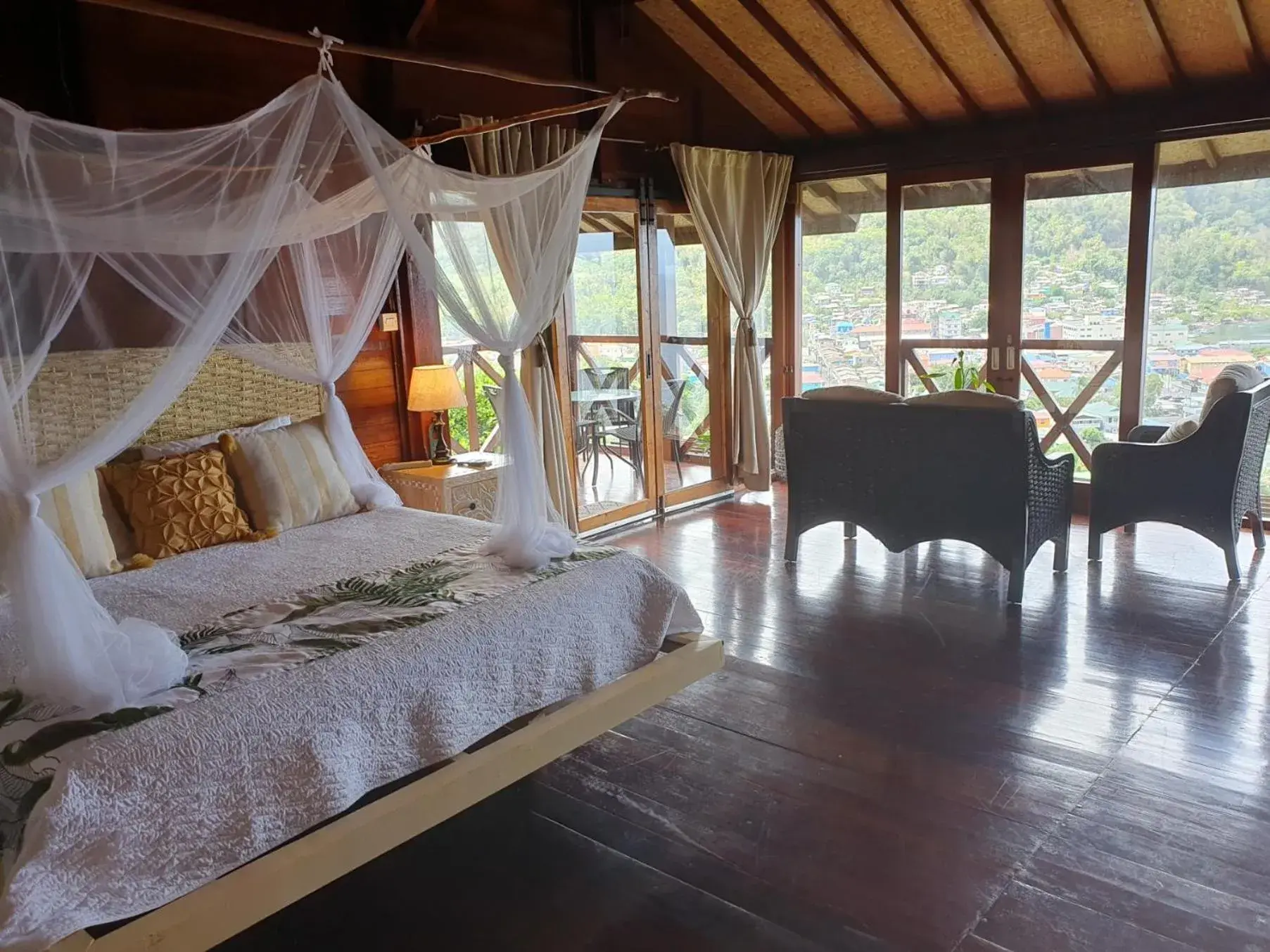 Deluxe Triple Room with Sea View in Green Fig Resort & Spa Deluxe Triple Room with Sea View in Green Fig Resort & Spa