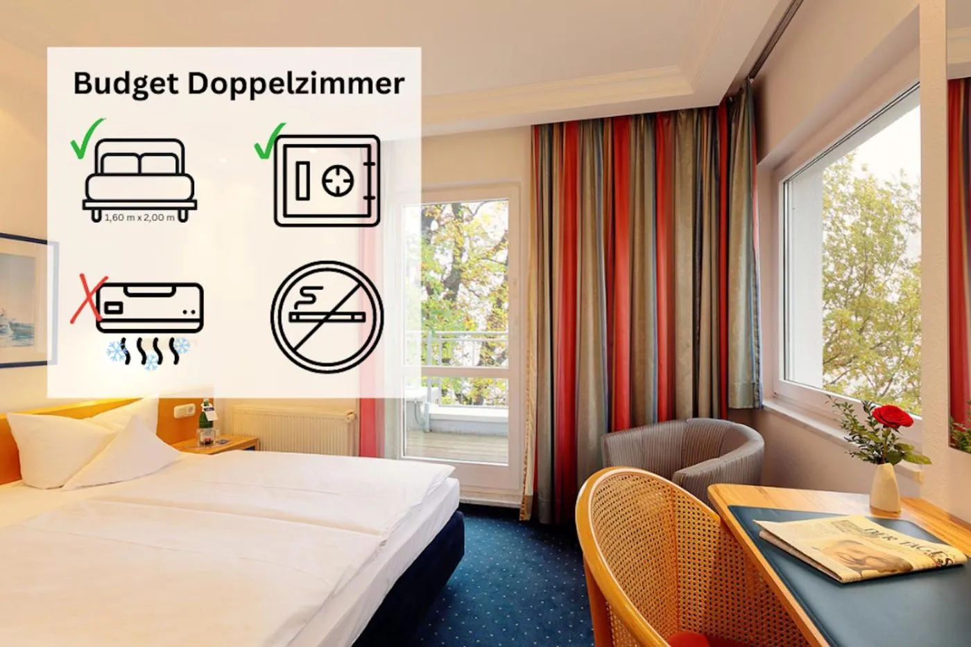 Photo of the whole room, Bed in INSELHOTEL Potsdam