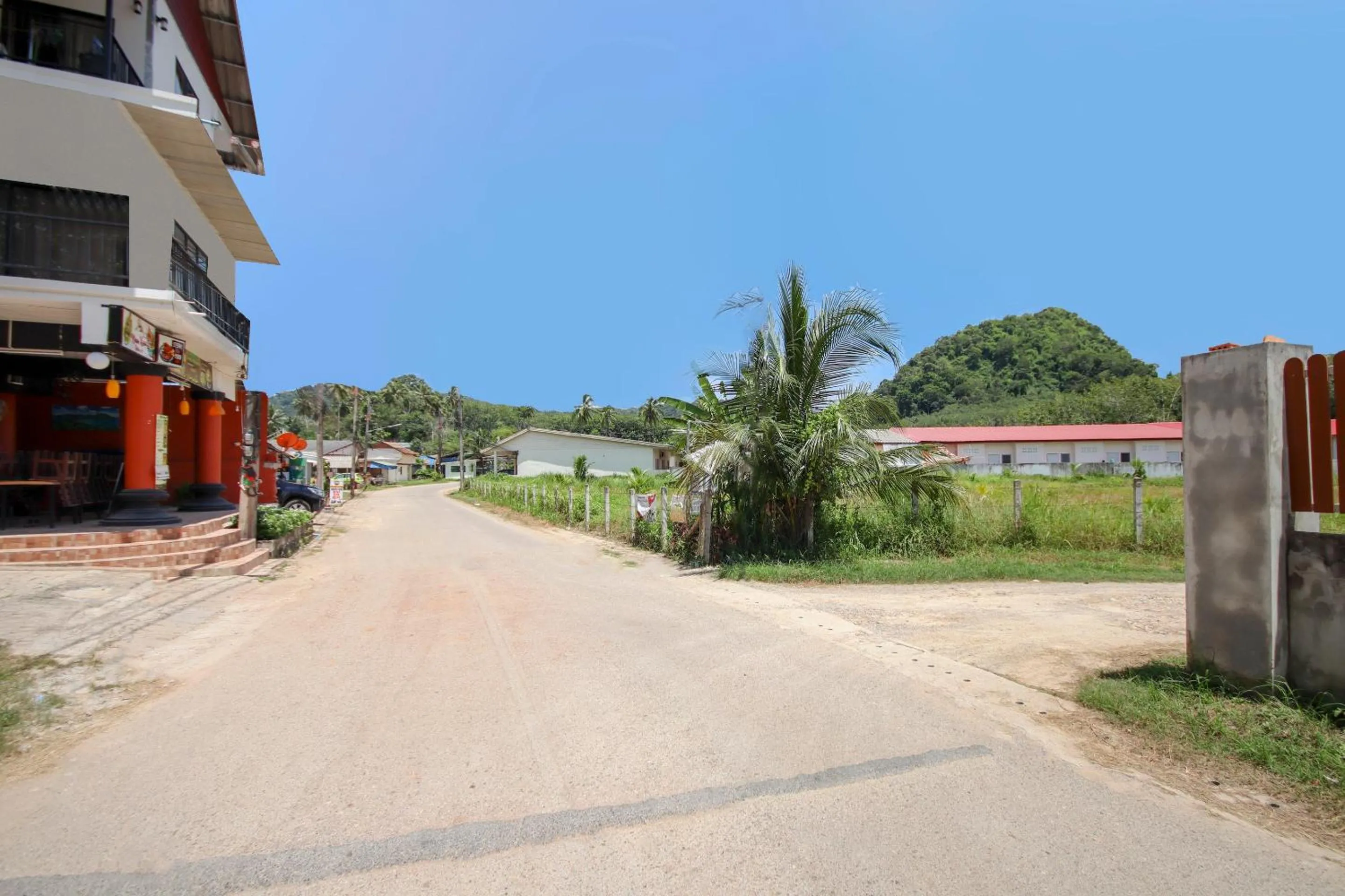 Facade/entrance in Napas House