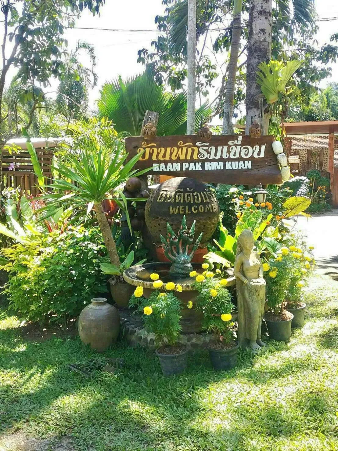 Garden view in Baan Pak Rim Kuaen Resort