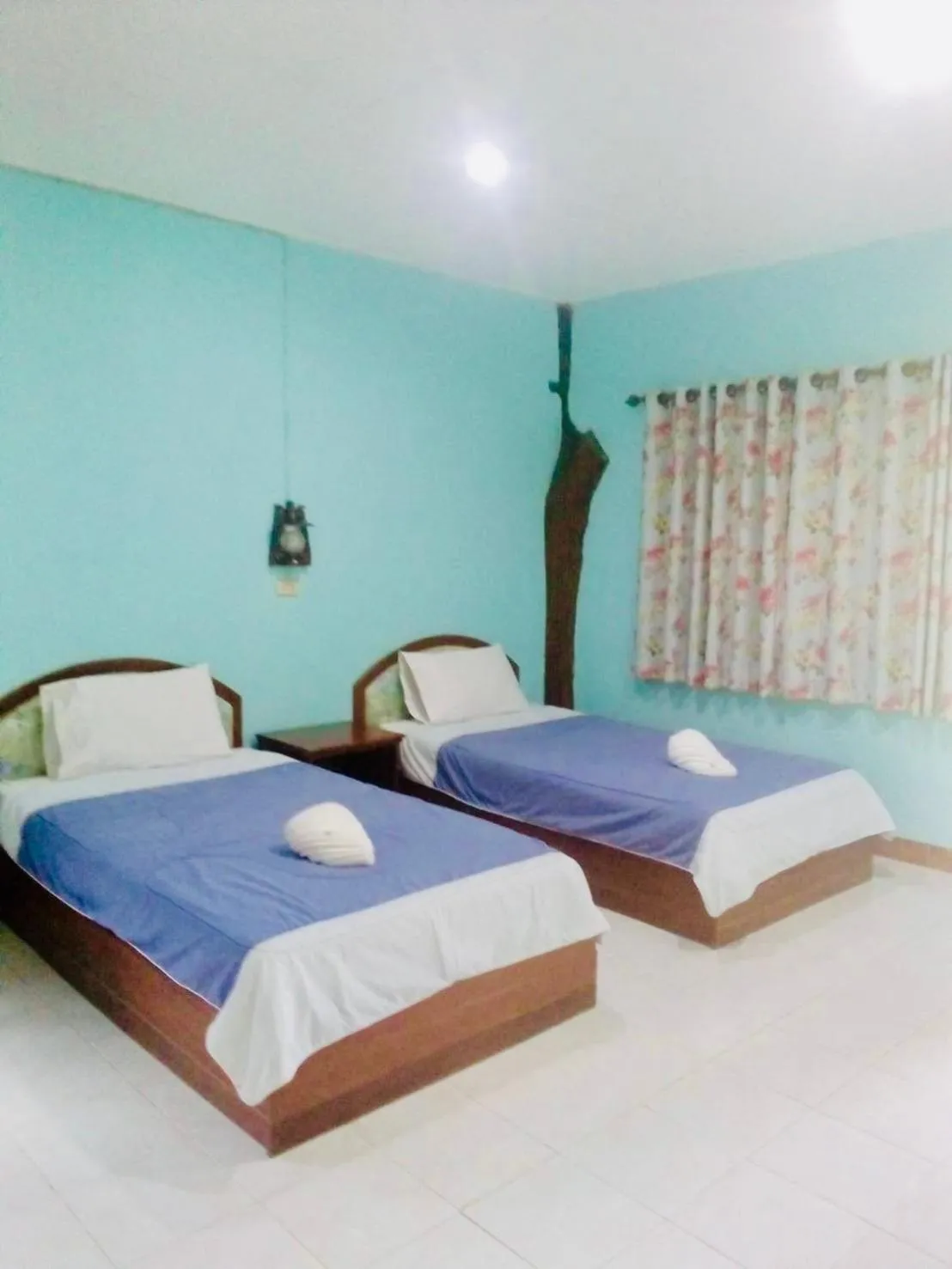 Bed in Baan Pak Rim Kuaen Resort