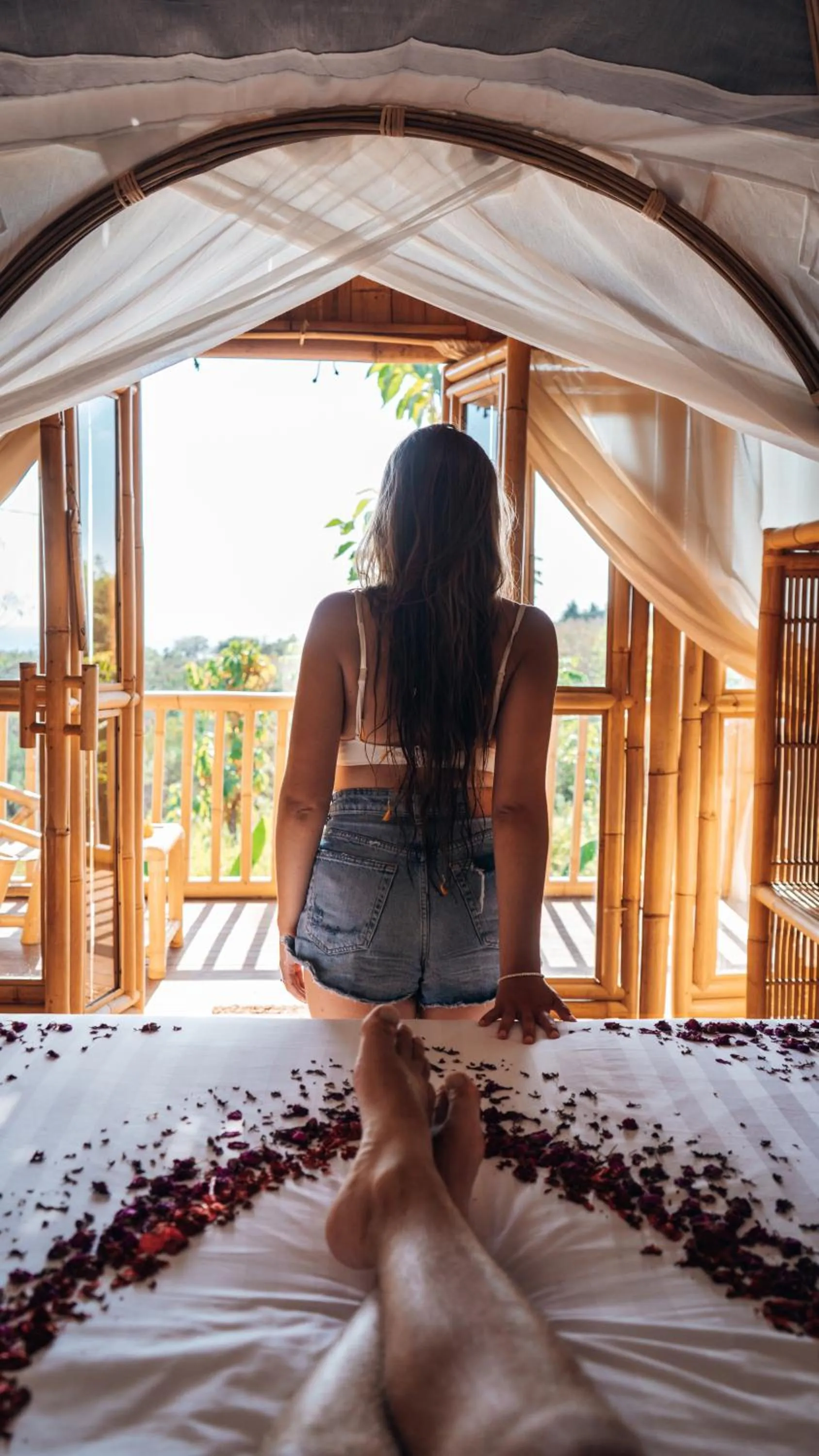 Bed in Penida Bambu Green Suites