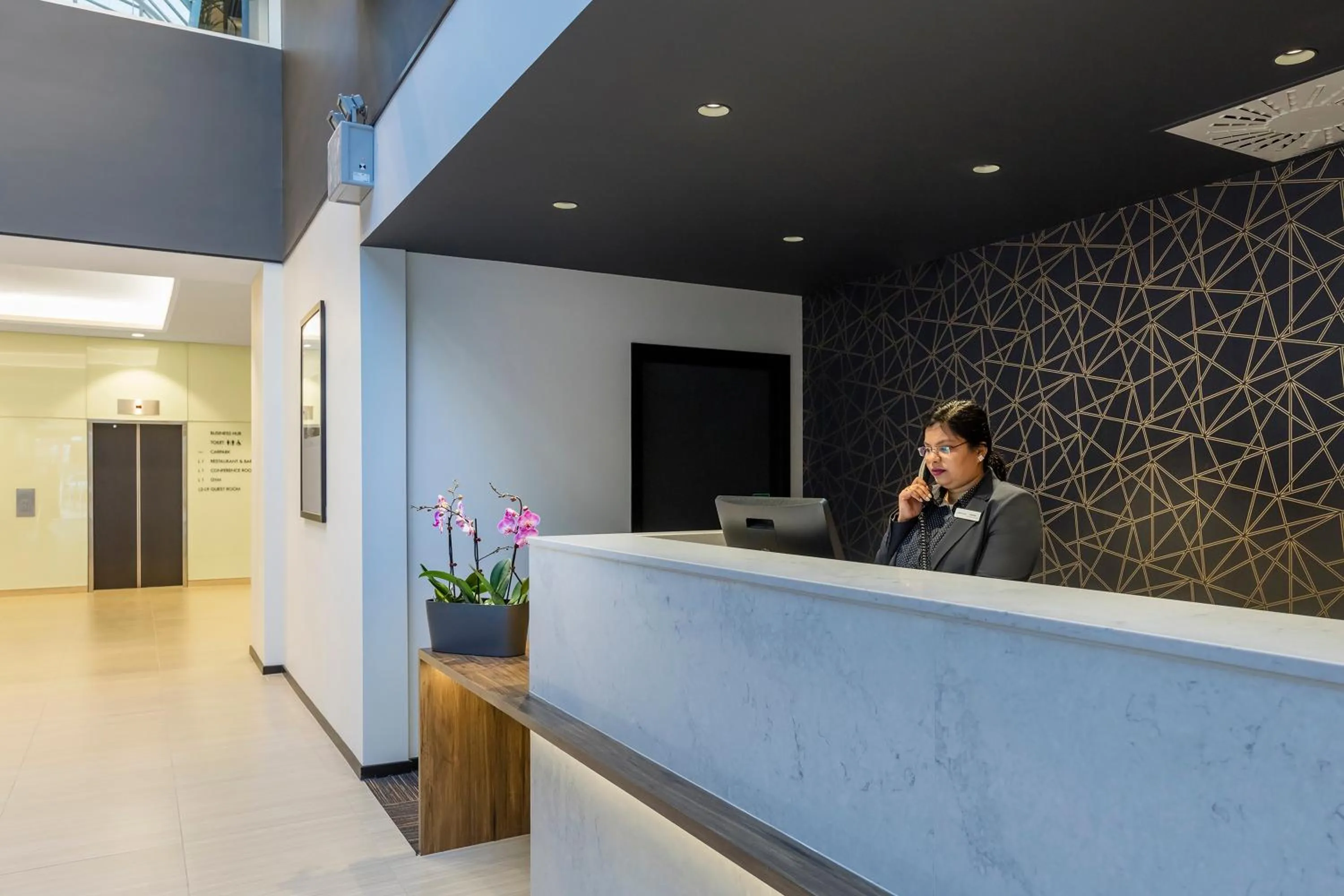Lobby or reception in Hotel Room @ 89 Courtenay Place