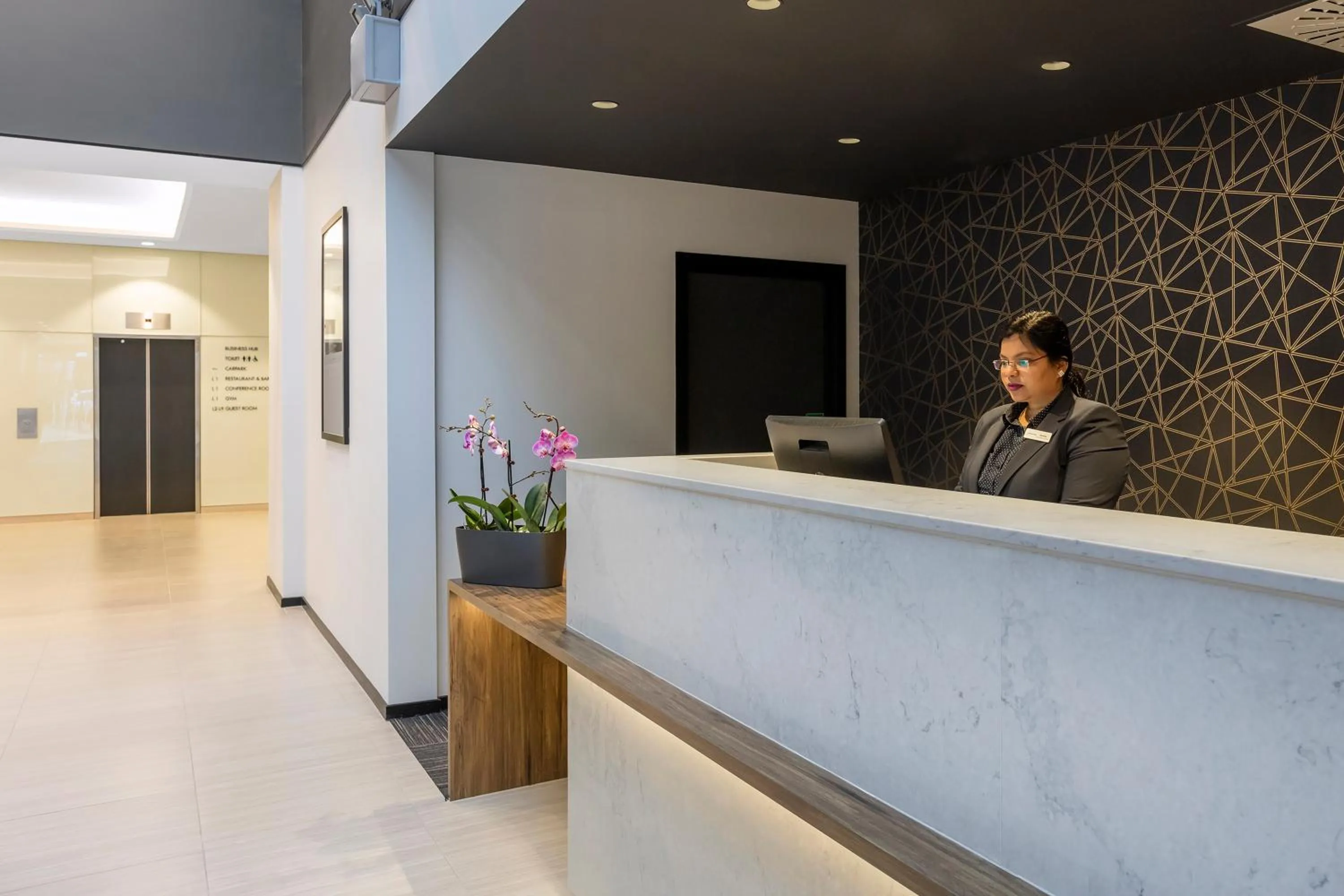 Lobby or reception in Hotel Room @ 89 Courtenay Place