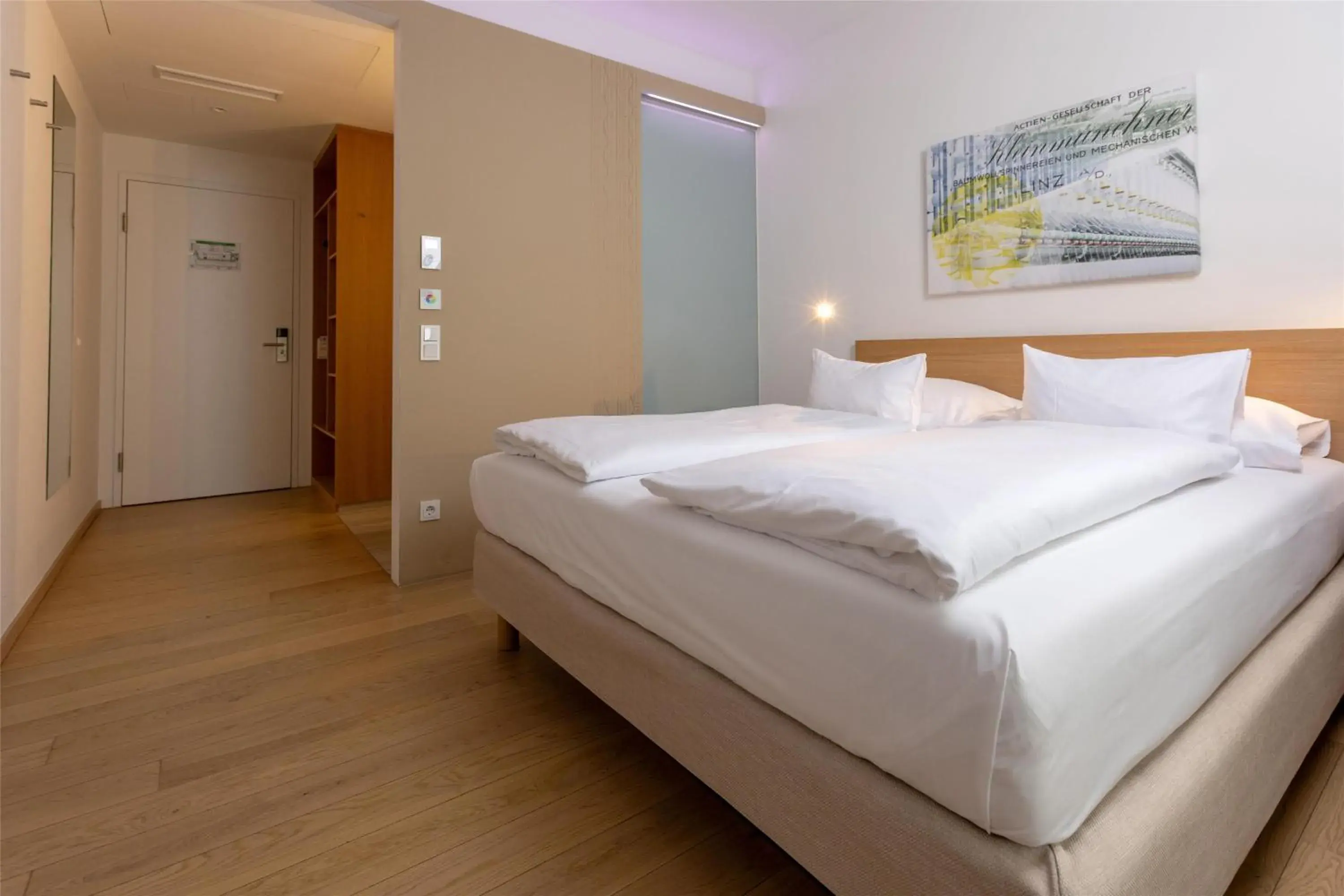 Bedroom, Bed in Best Western Hotel Spinnerei Linz Bedroom, Bed in Best Western Hotel Spinnerei Linz