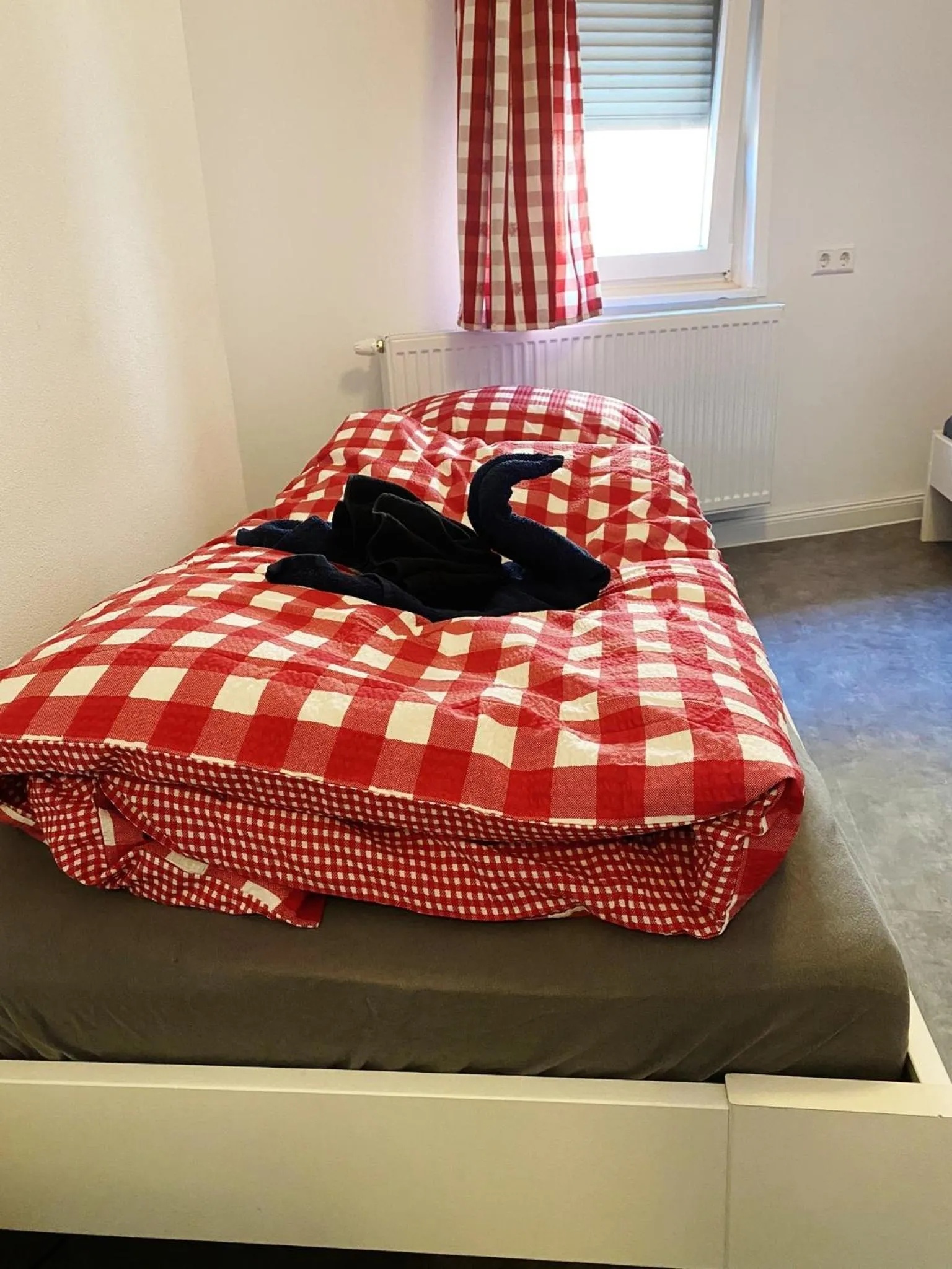 Bed in Hotel Waldhorn