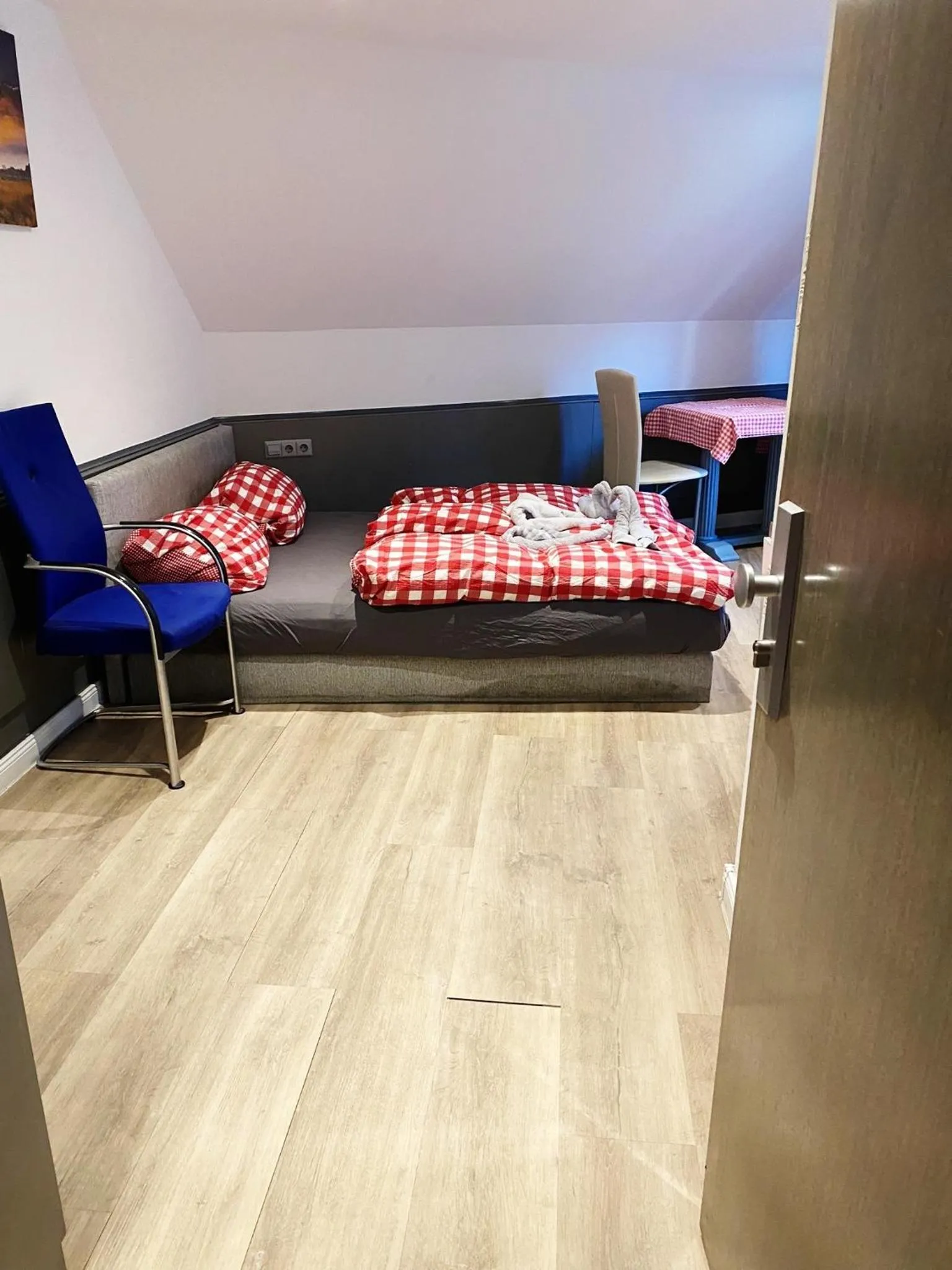 Bed in Hotel Waldhorn