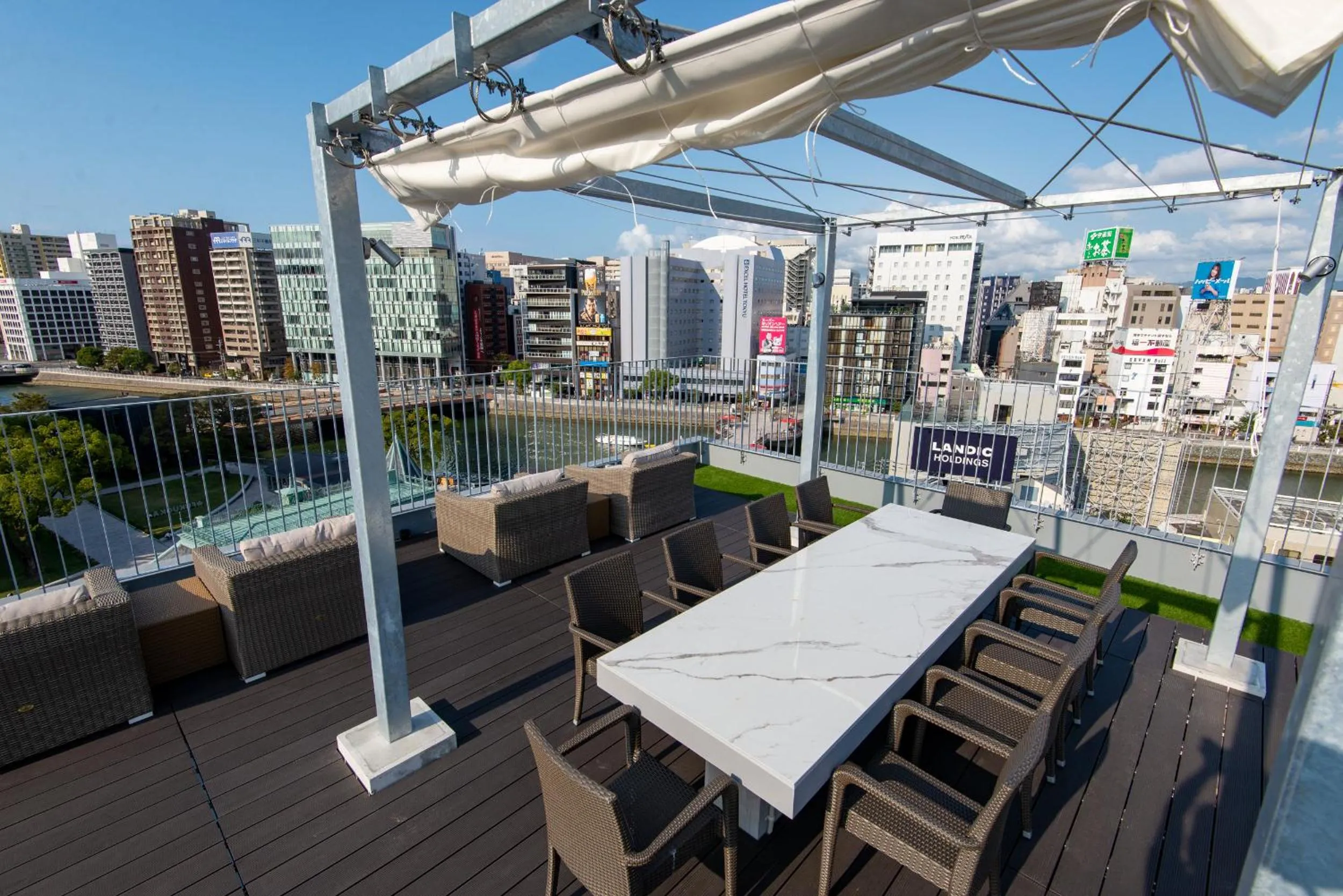 Balcony/Terrace in MK Hotels Nishinakasu