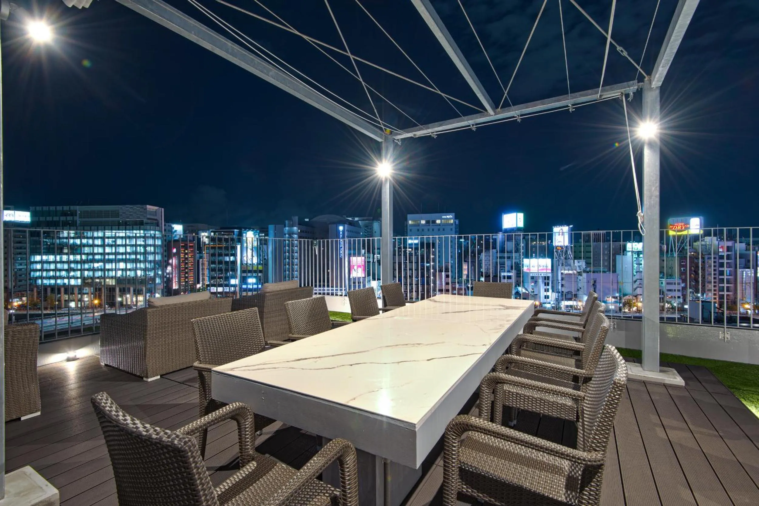 Balcony/Terrace in MK Hotels Nishinakasu