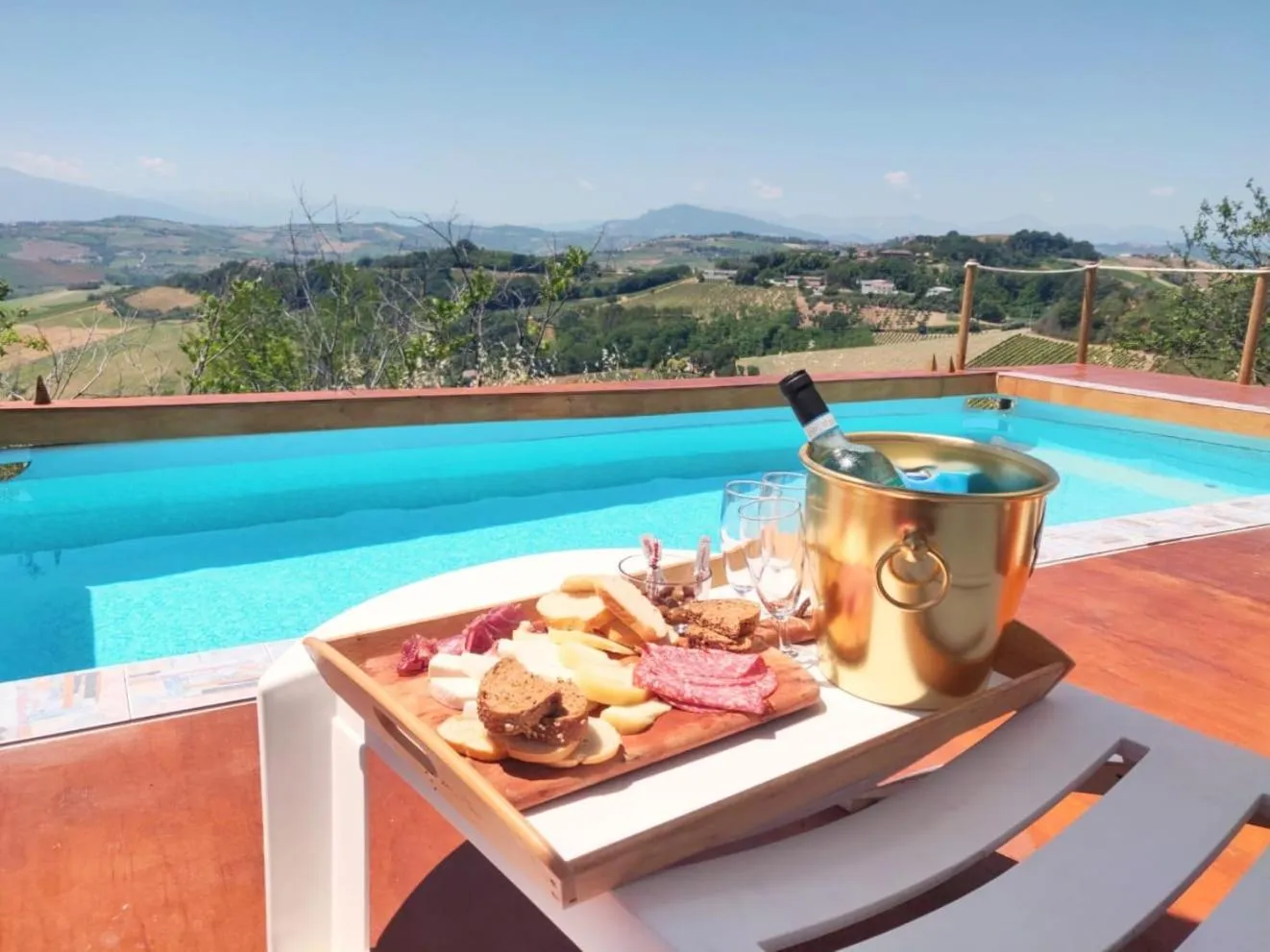 Natural landscape in B & B Almalù