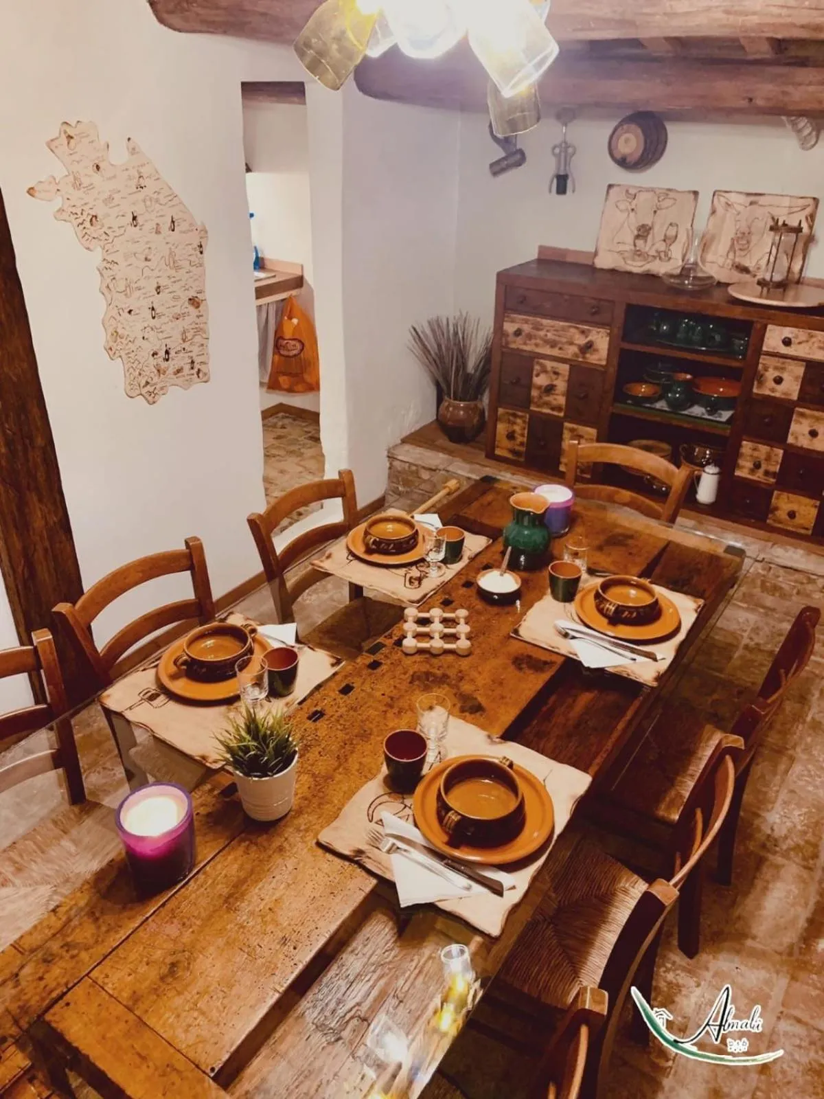 Restaurant/places to eat in B & B Almalù