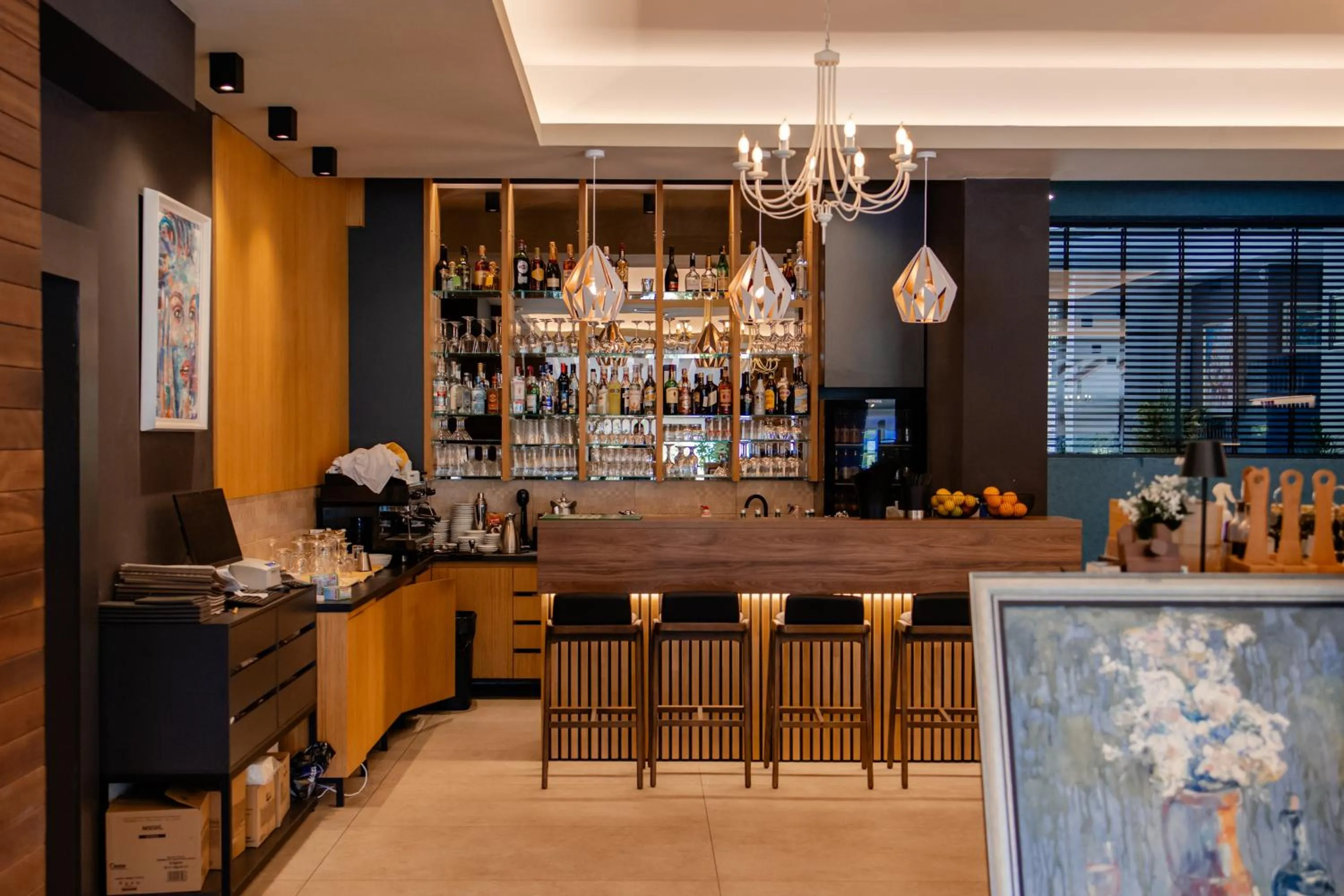 Lounge or bar in Lago Hotel