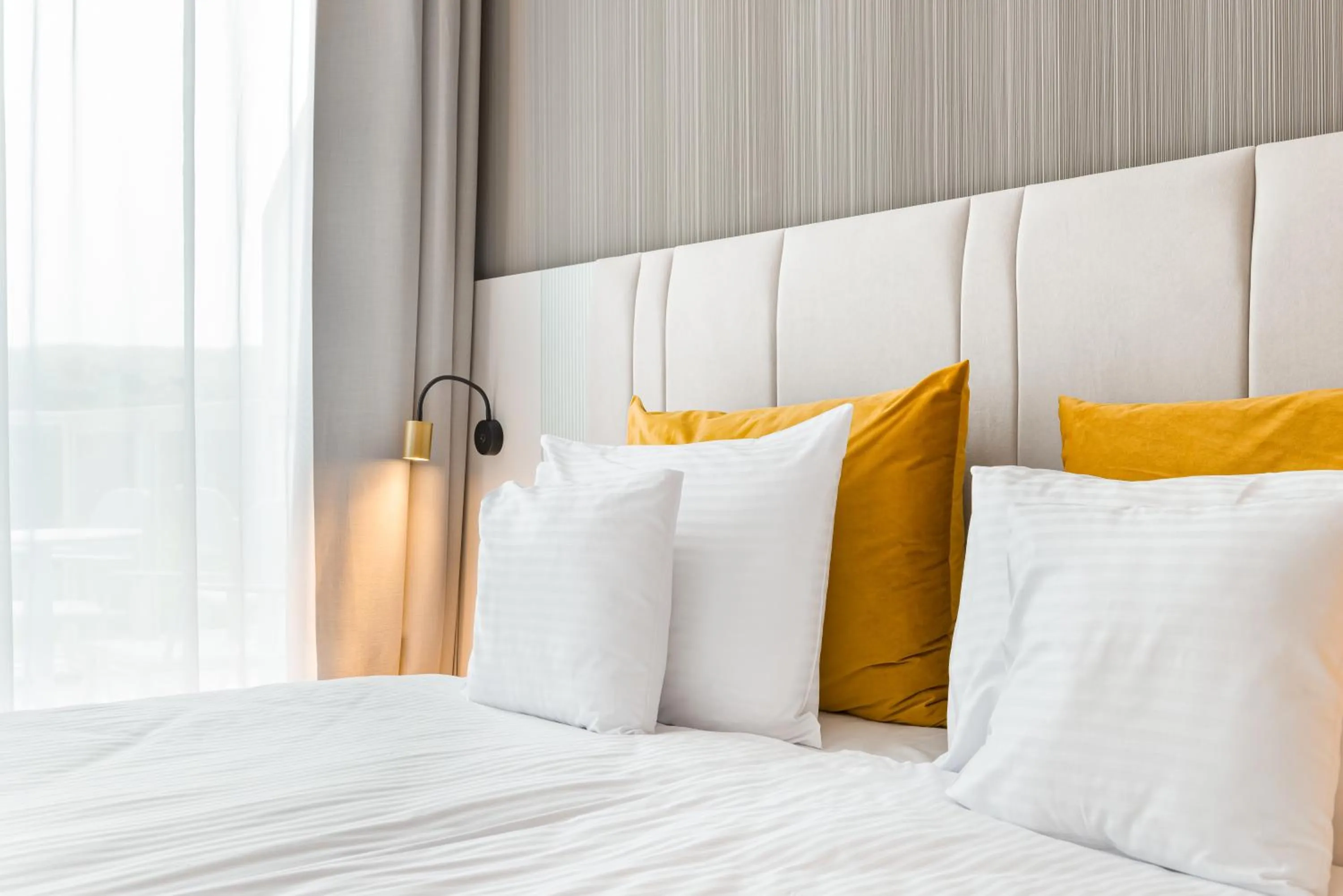 Bed in Crystal Mountain Hotel Wisła