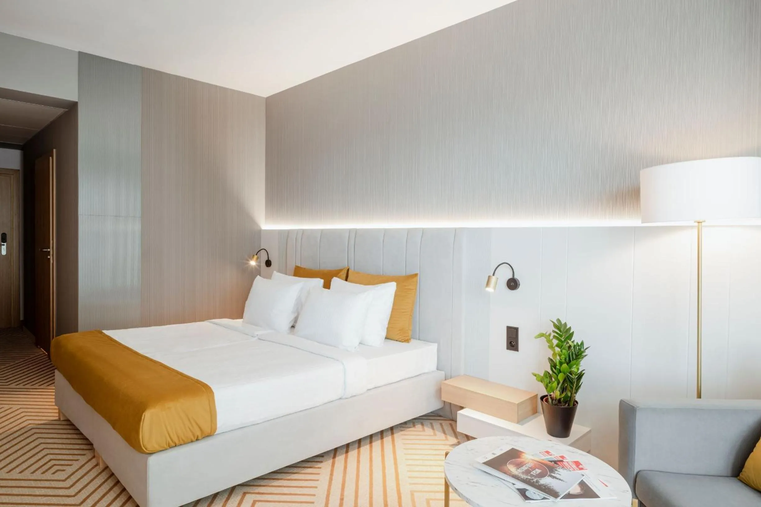 Photo of the whole room, Bed in Crystal Mountain Hotel Wisła