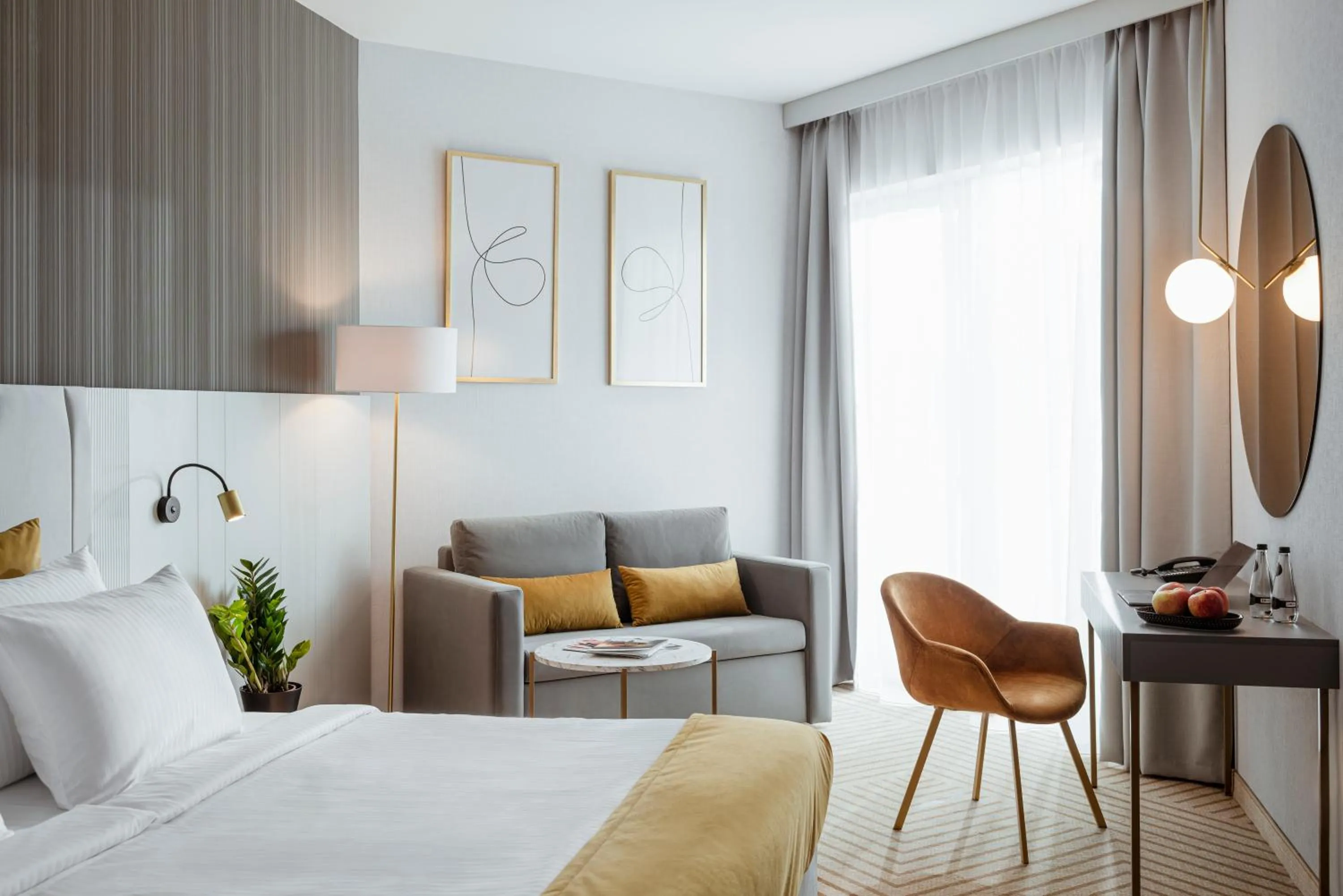 Living room, Bed in Crystal Mountain Hotel Wisła