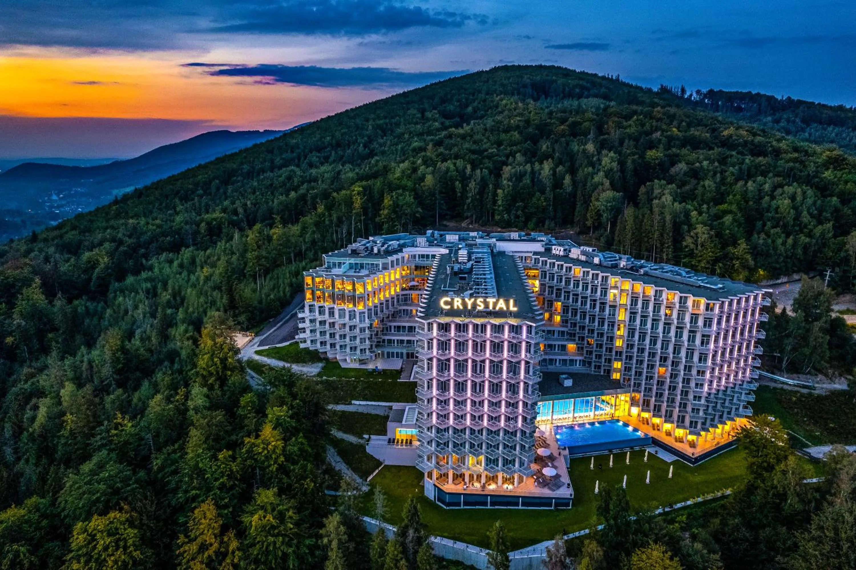 Property building in Crystal Mountain Hotel Wisła