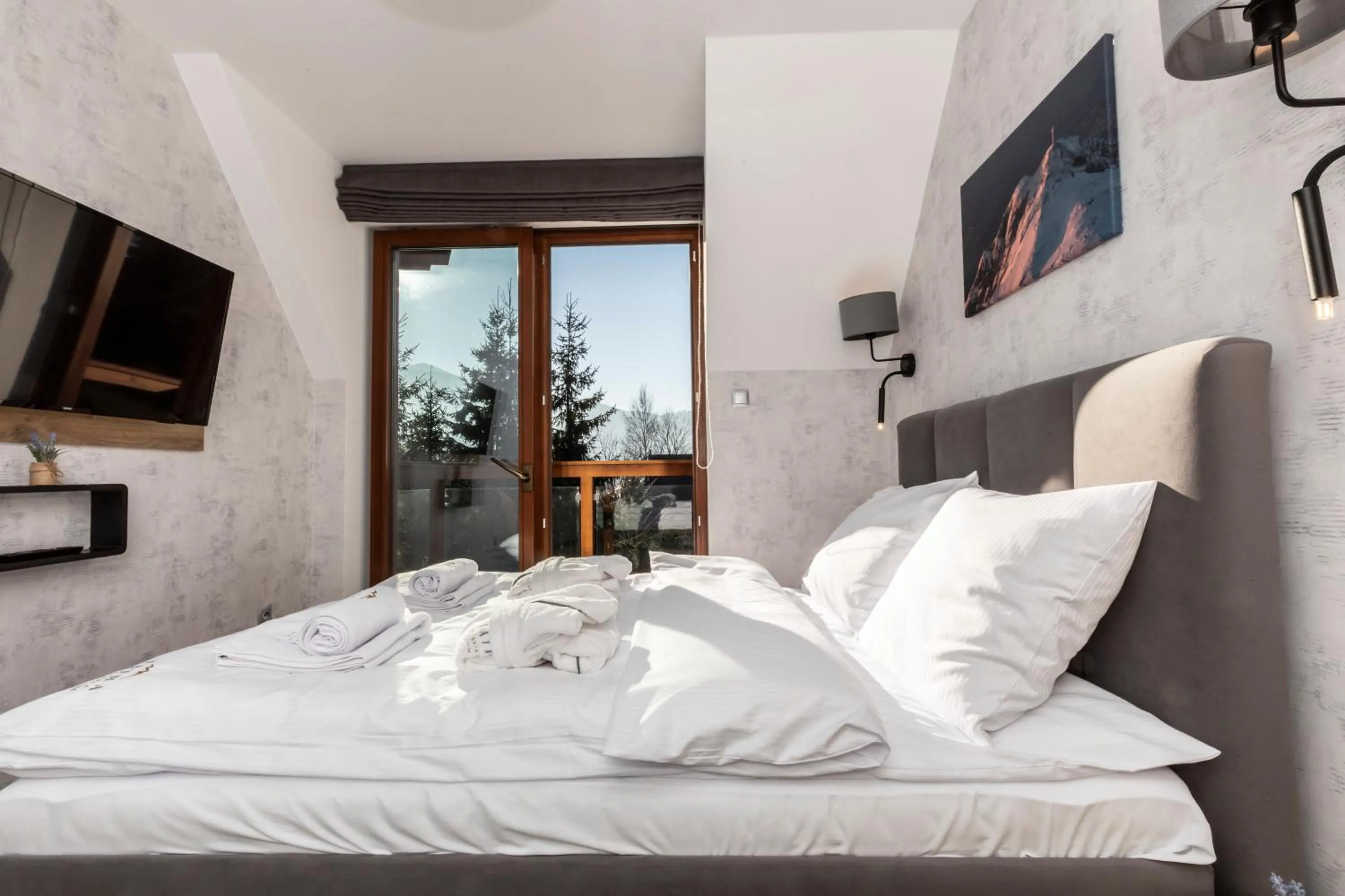 Bed in Tatra Resort & SPA